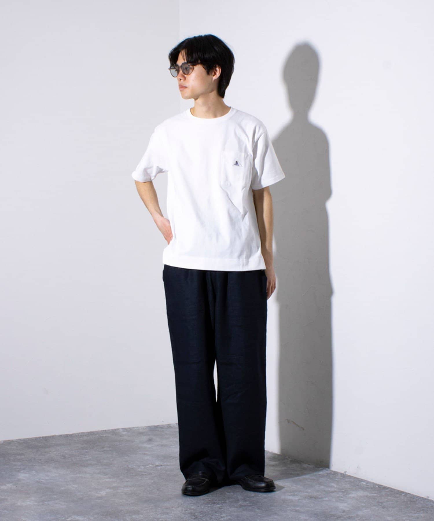 GEVACO/ゲバコ】コンパクトTシャツ ベーシッククルーネック ポケT