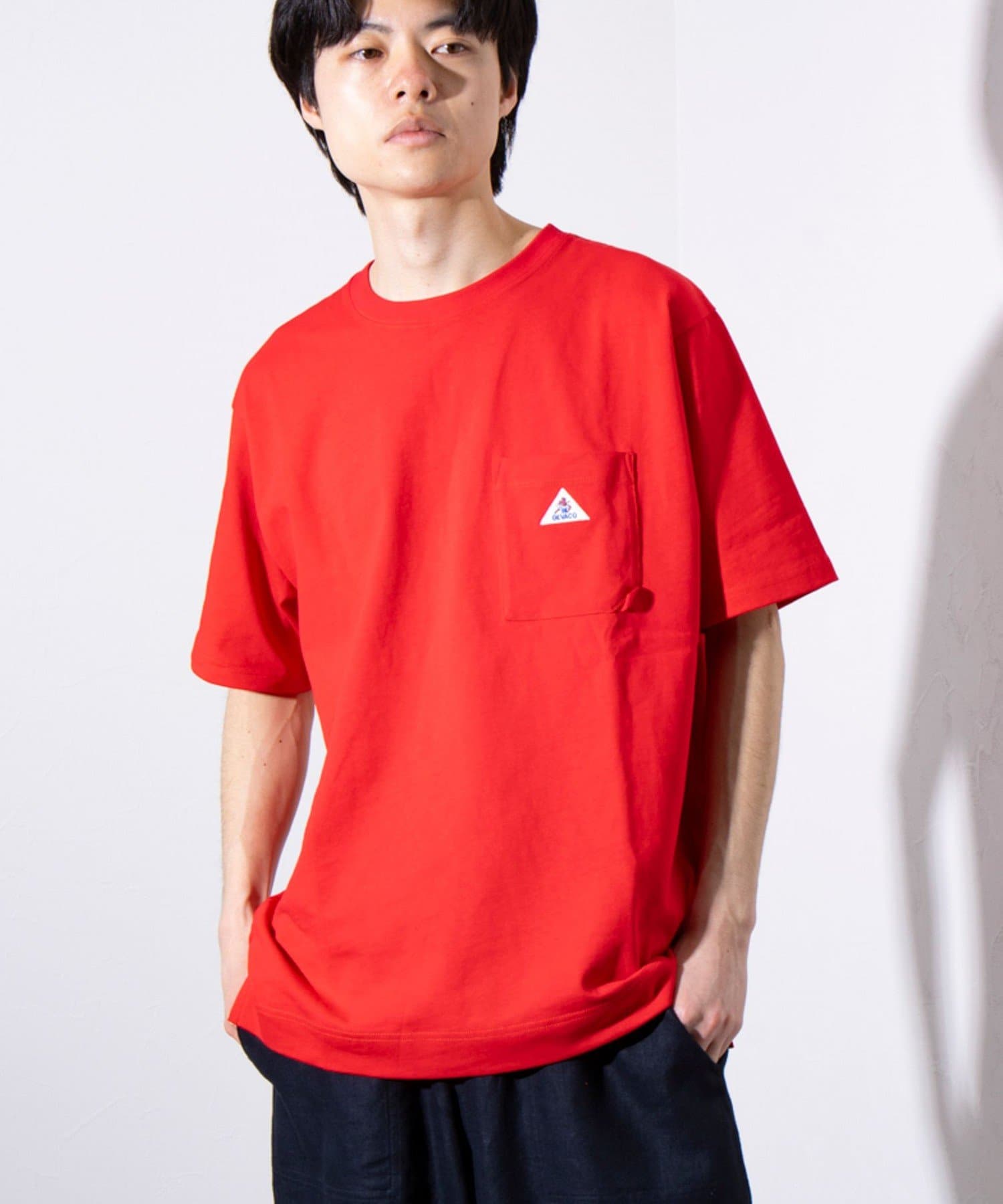 FREDY & GLOSTER(フレディ アンド グロスター) 【GEVACO/ゲバコ】コンパクトTシャツ ベーシッククルーネック ポケT