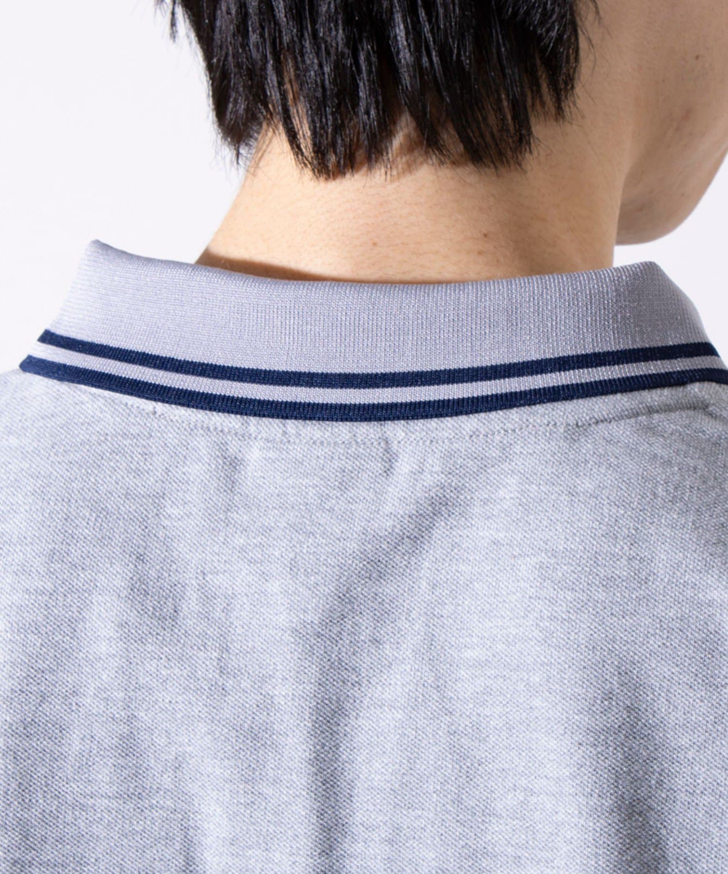 FREDY & GLOSTER(フレディ アンド グロスター) 【EXCLUSIVE】【GEVACO】ワンポイントワッペン 半袖ラインポロシャツ