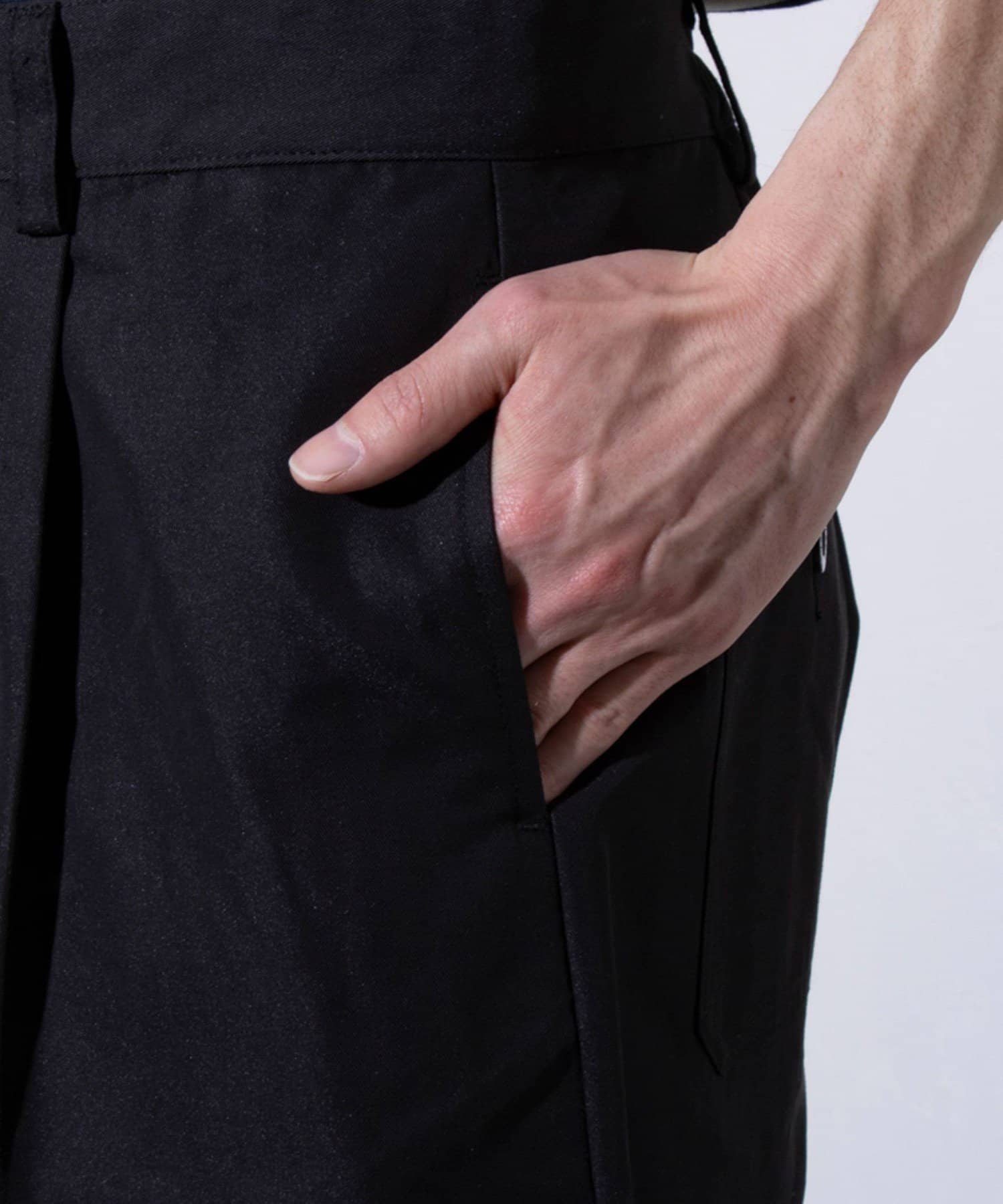 FREDY & GLOSTER(フレディ アンド グロスター) 【GEVACO/ゲバコ】タック入り テーパード チノパンツ ワイドテーパード