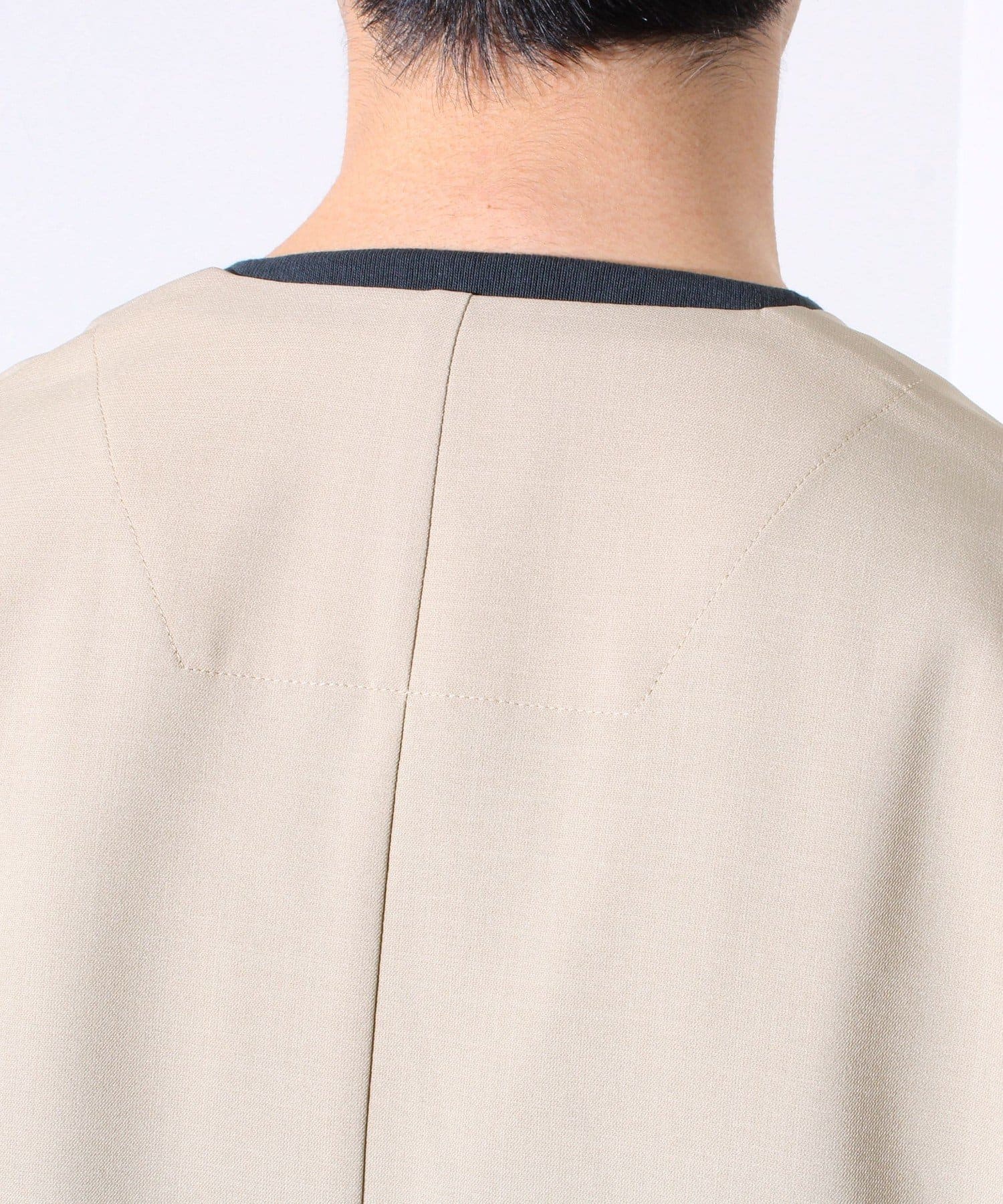 FREDY & GLOSTER(フレディ アンド グロスター) 【セットアップ着用可能】ノーカラージャケット カーディガンジャケット