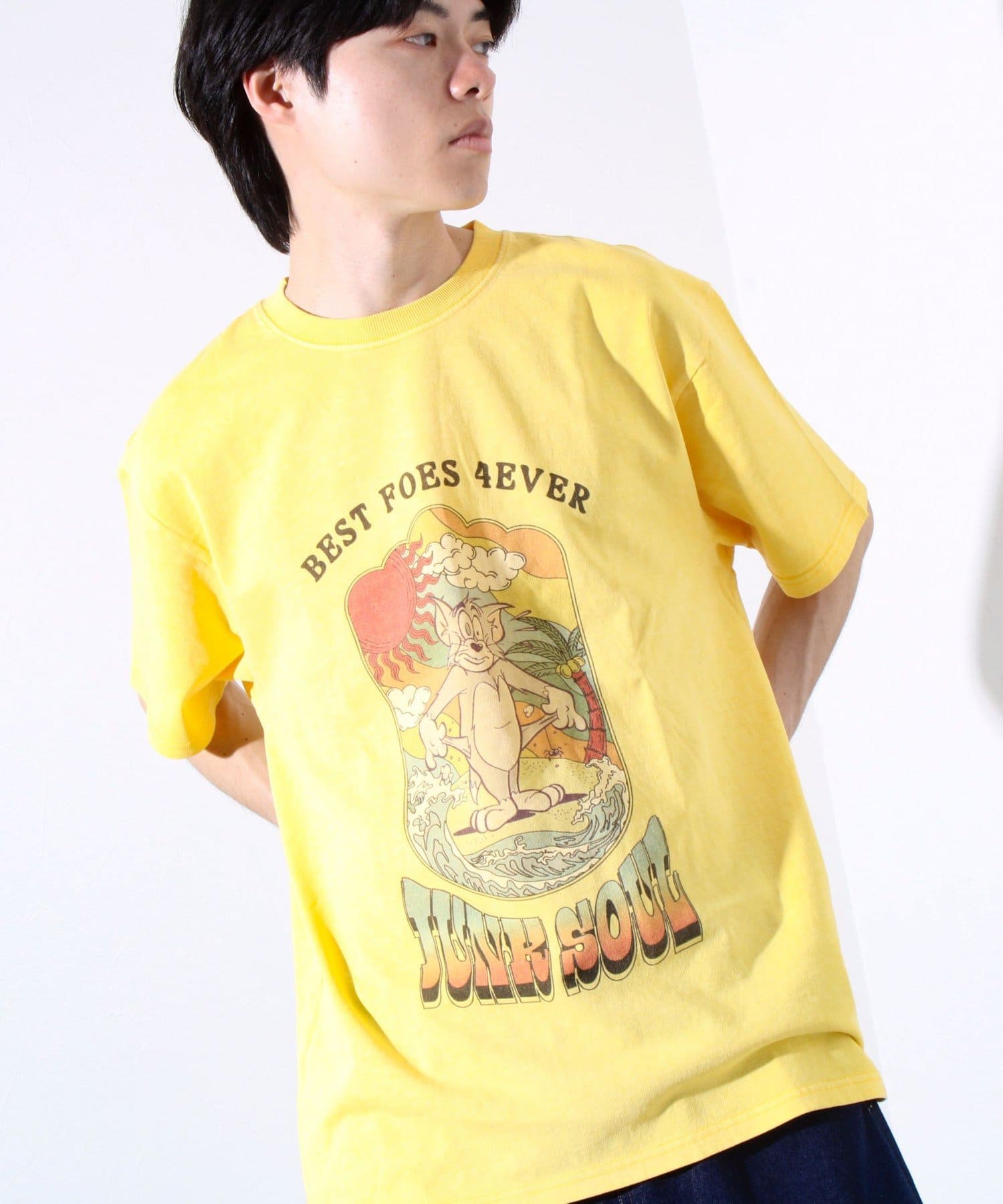 FREDY & GLOSTER(フレディ アンド グロスター) 【JUNKSOUL】TOM&JERRY BEST FOES 4EVER TEE