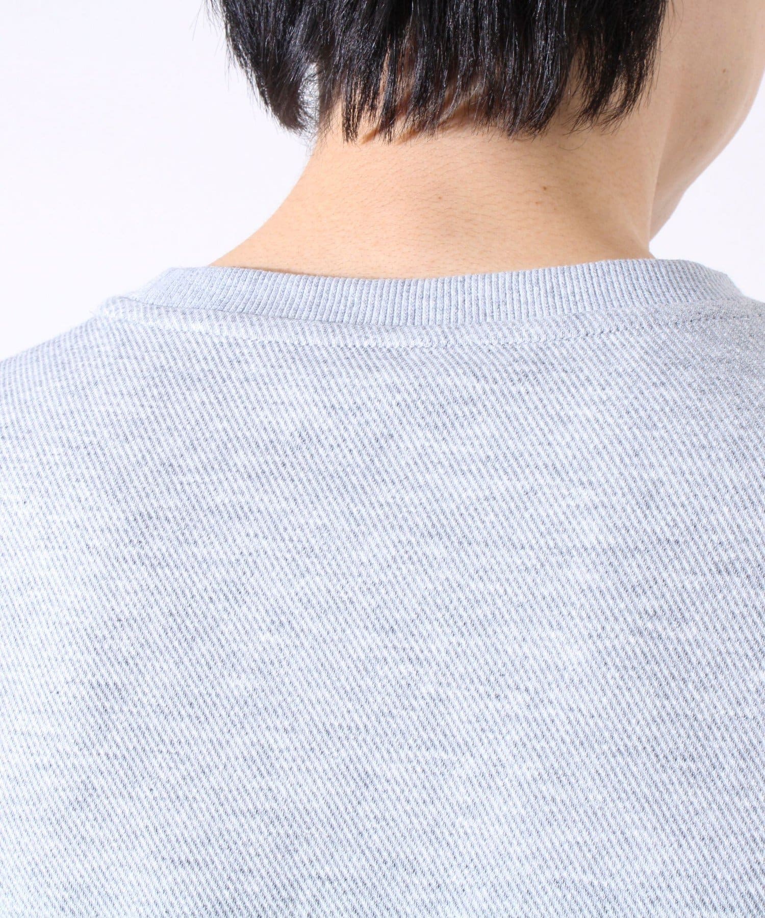 FREDY & GLOSTER(フレディ アンド グロスター) 【GLOSTER/グロスター】ラダー配色ステッチ クルーネック半袖Tシャツ