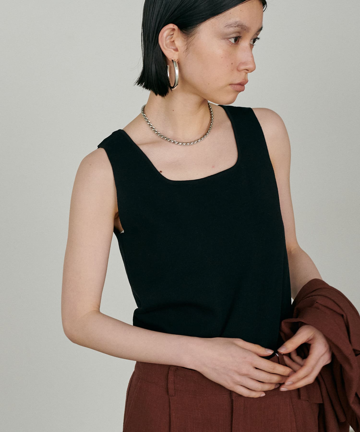 LARUTA(ラルータ) ニットタンクトップ