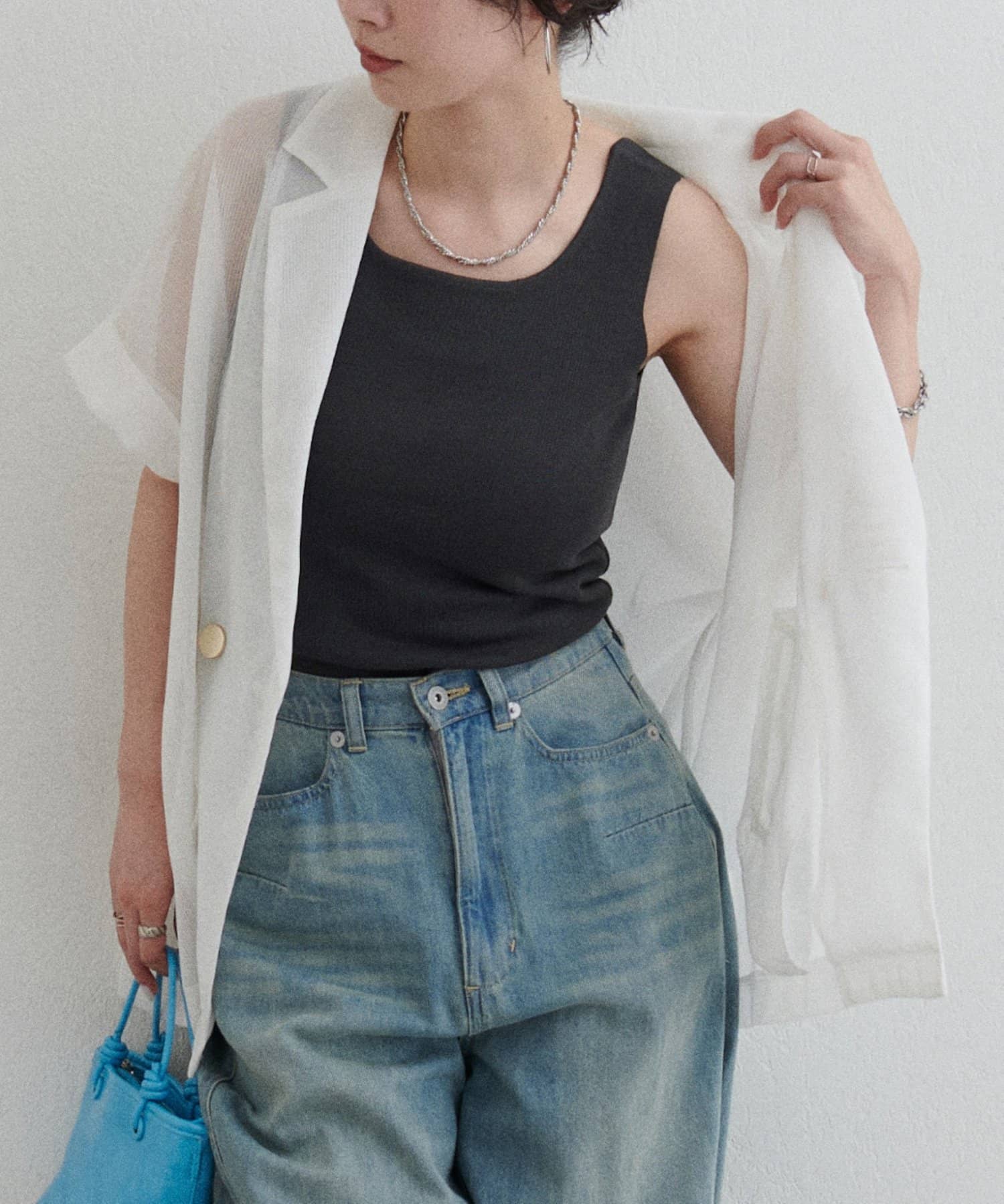 LARUTA(ラルータ) ニットタンクトップ