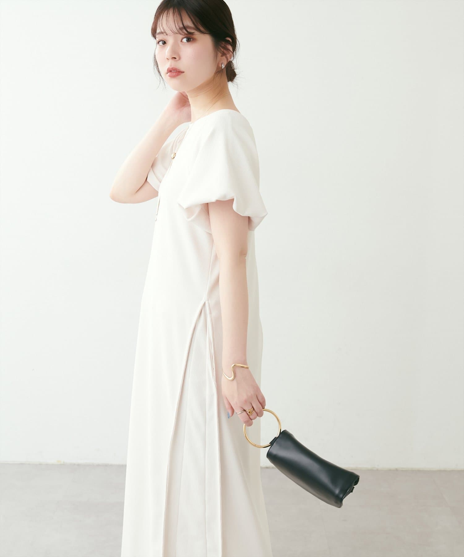 【2025SS natural couture】リバイバルアイテム！mamamoシリーズ/ナチュラルクチュールのママも着れるアイテムマタニティ&授乳服にもぴったり！■Designリップル素材で