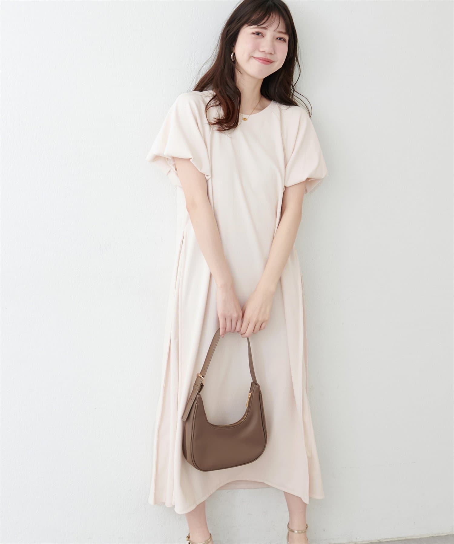 mamamo】osono楽ちん2WAYリップルワンピース | natural couture