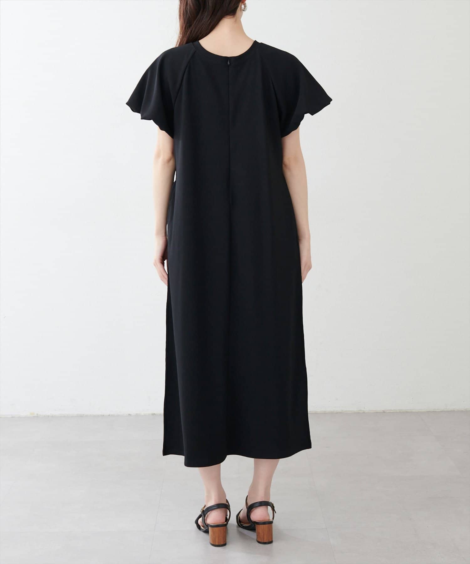 natural couture(ナチュラルクチュール) 【mamamo】osono楽ちん2WAYリップルワンピース