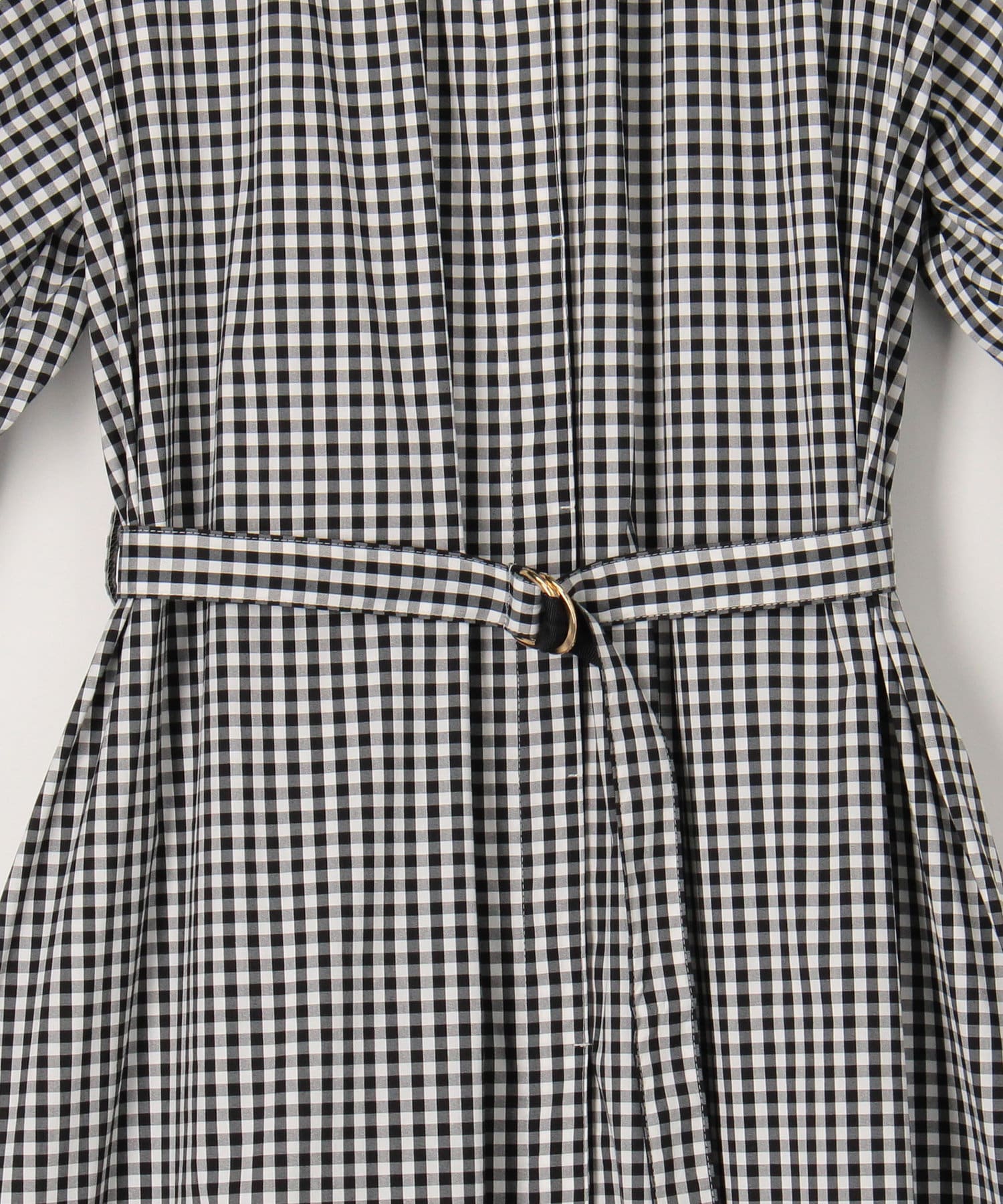 NOLLEY'S(ノーリーズ) ウォッシャブル高密度ストレッチシャツワンピース