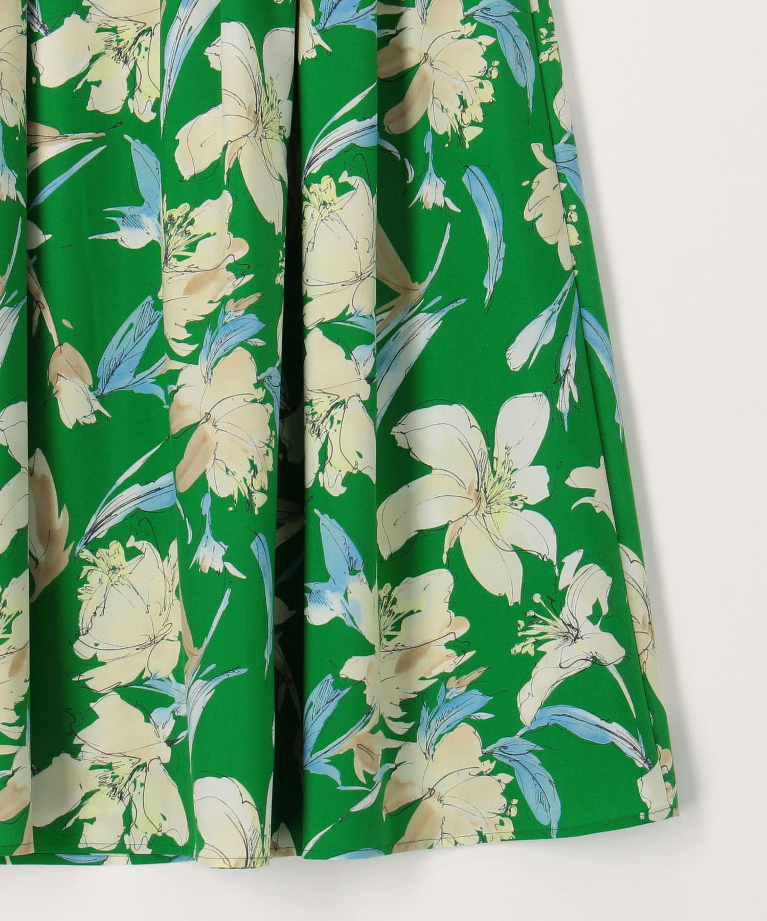 NOLLEY'S(ノーリーズ) ウォッシャブルフラワープリントスカート