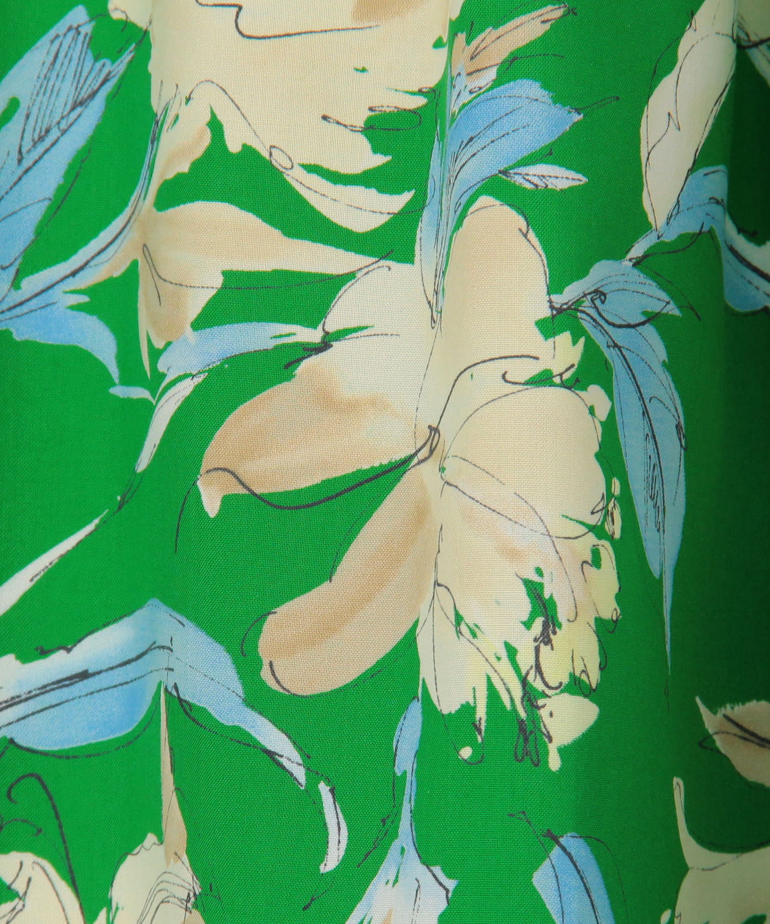 NOLLEY'S(ノーリーズ) ウォッシャブルフラワープリントスカート