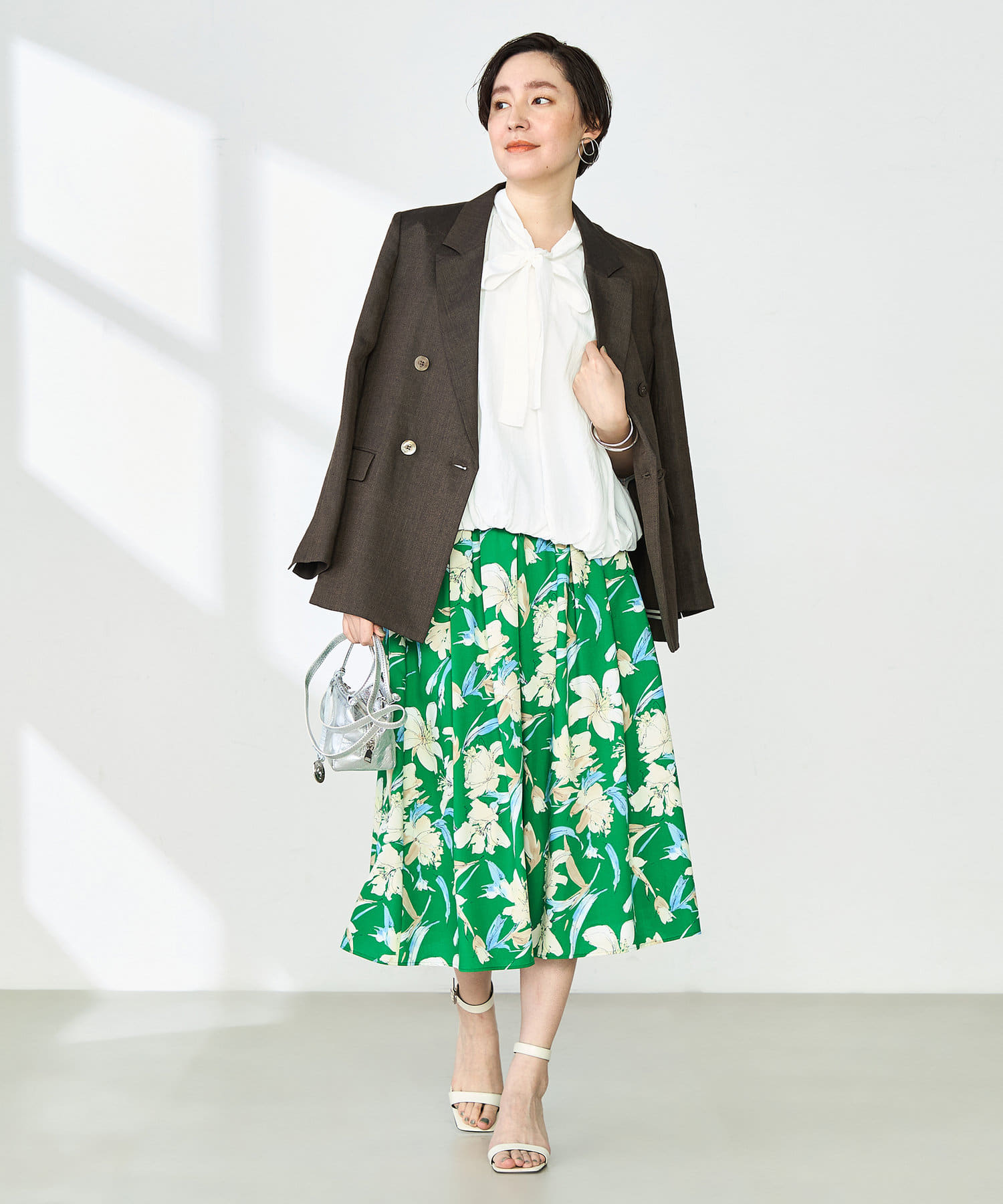 極美品 NOLLEY'S ウォッシャブルドライシャンブレーダブルジャケット NOLLEY'S｜《セットアップ対応》ウォッシャブルライトドライ