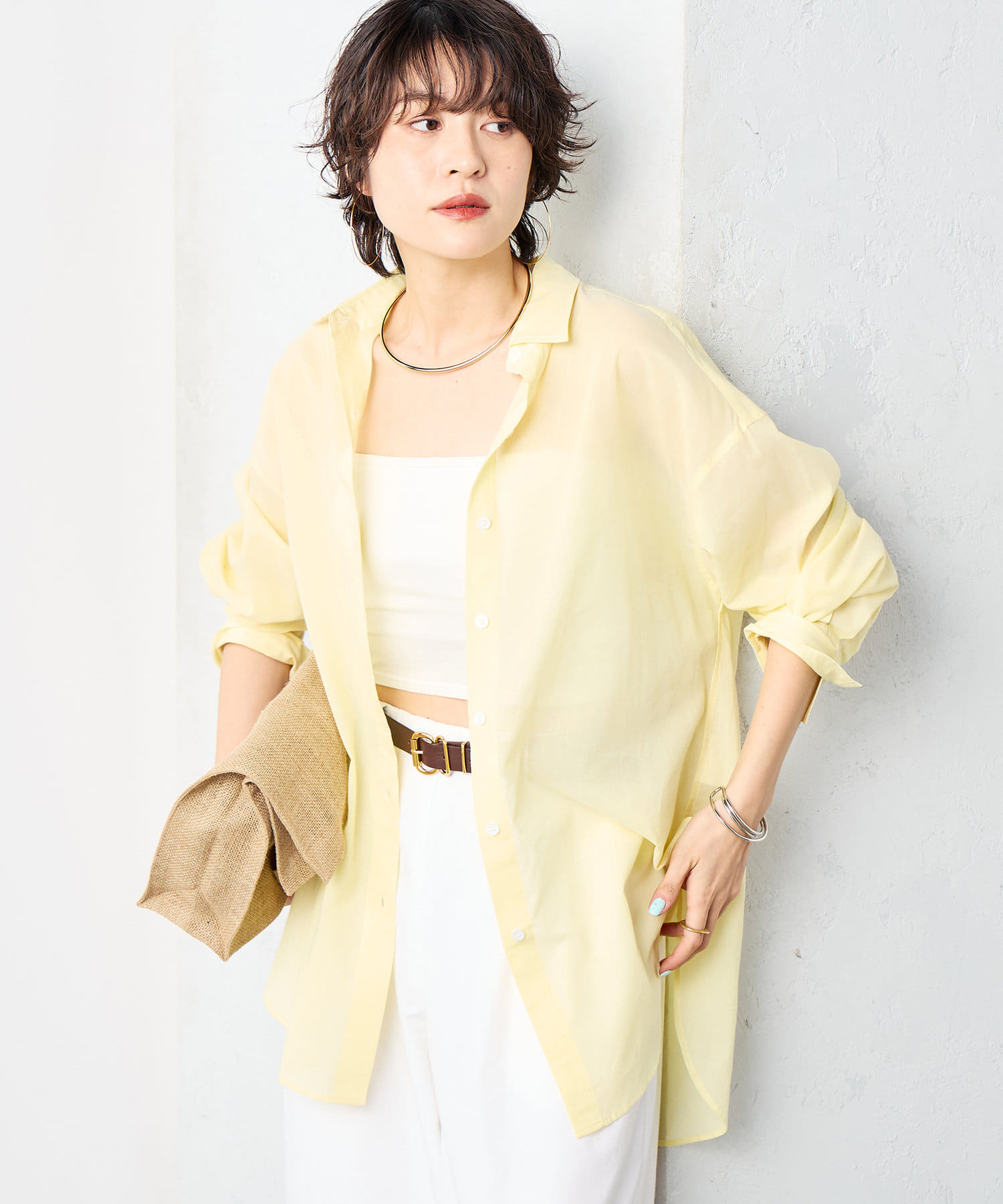 NOLLEY'S(ノーリーズ) ◇【WEB限定】MY STANDARD シアーシャツ