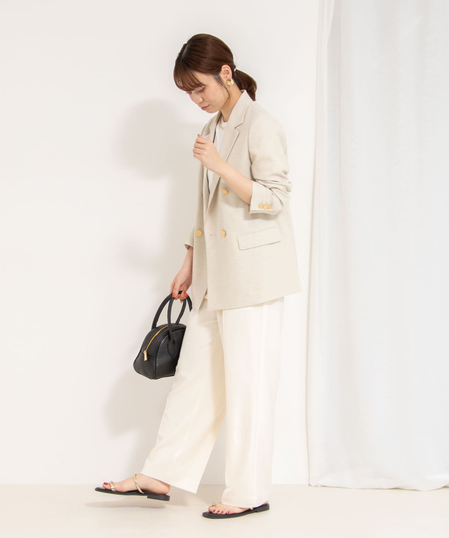 【epa】twill wide pants ツイルワイドパンツS ベージュ epa】twill wide pants ツイルワイドパンツS ベージュ TWILL