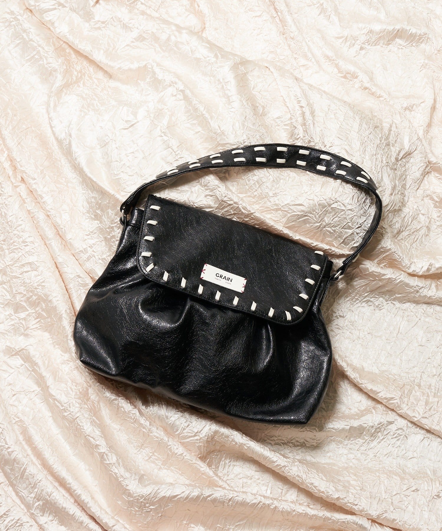 CIAOPANIC(チャオパニック) 【GRAIN/グレイン】ヴィンテージステッチボストンバッグ