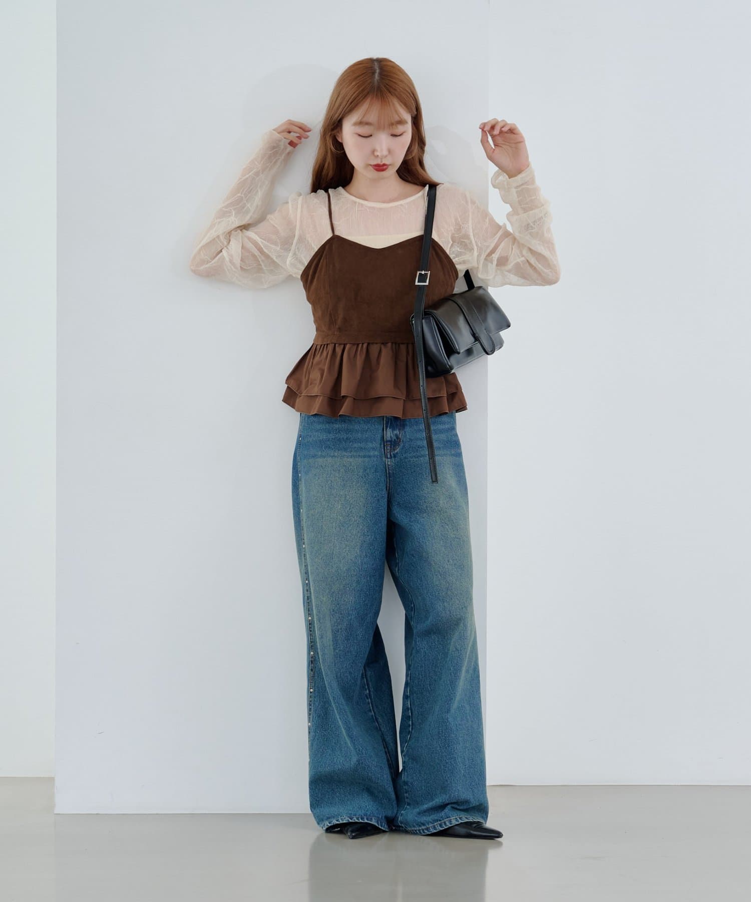 tシャツ 「WEB限定」ランダムチュールメローTEE レディース WEB限定】ランダムチュールメローTEE | Kastane(カスタネ