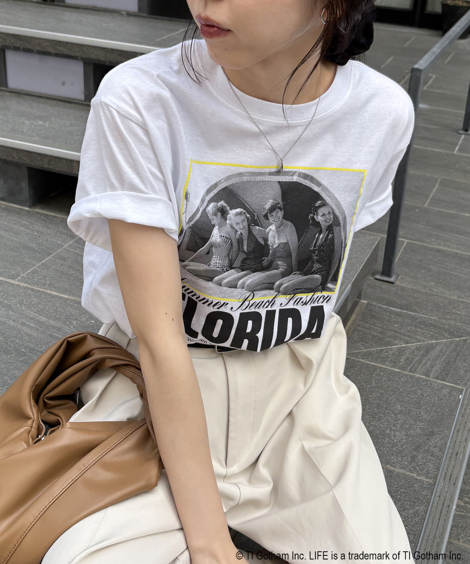 【GOOD ROCK SPEED】LIFE FLORIDA ロゴ&フォトT GOOD ROCK SPEED〉FLORIDA PHOTO Tシャツ | CAPRICIEUX LE'MAGE