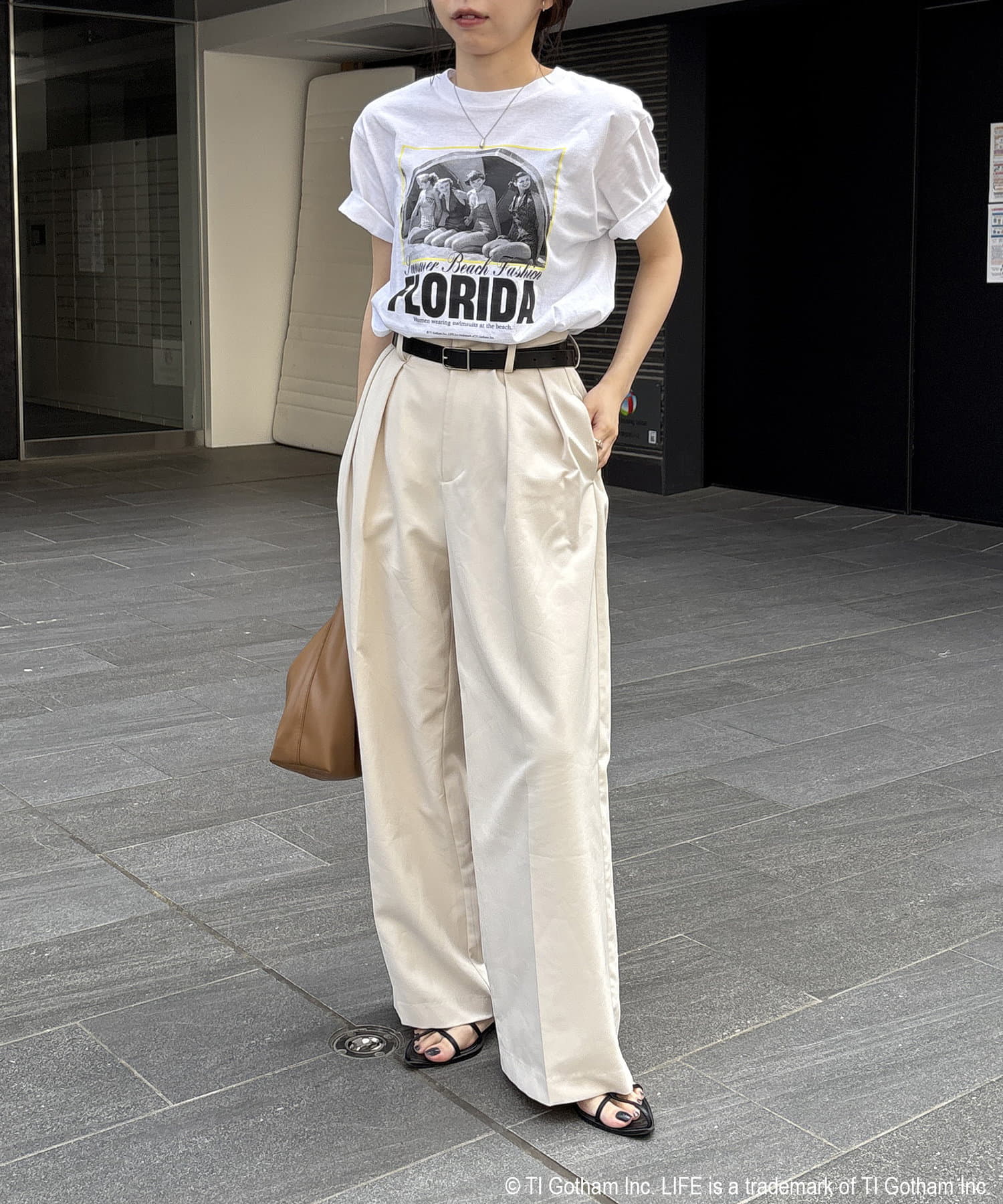 GOOD ROCK SPEED〉FLORIDA PHOTO Tシャツ | CAPRICIEUX LE'MAGE