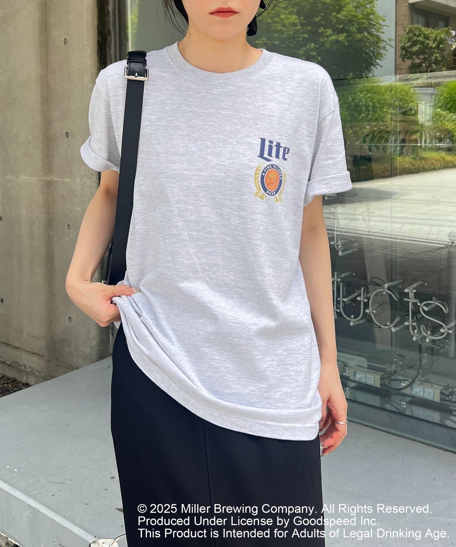 【GOOD ROCK SPEED 】Miller print T-sh GOOD ROCK SPEED〉Miller Tシャツ | CAPRICIEUX LE'MAGE(カプリ