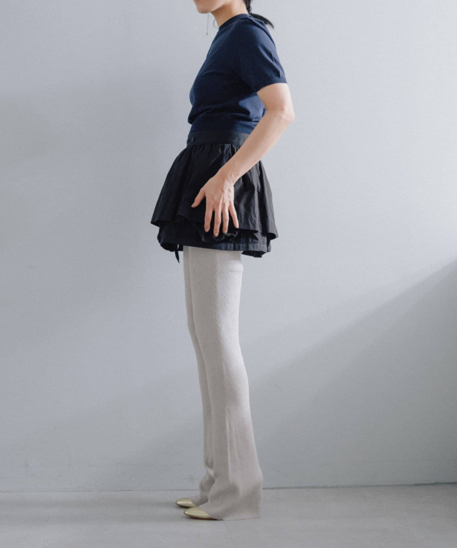 Pasterip(パセリ) Smoothly summer knit leggings