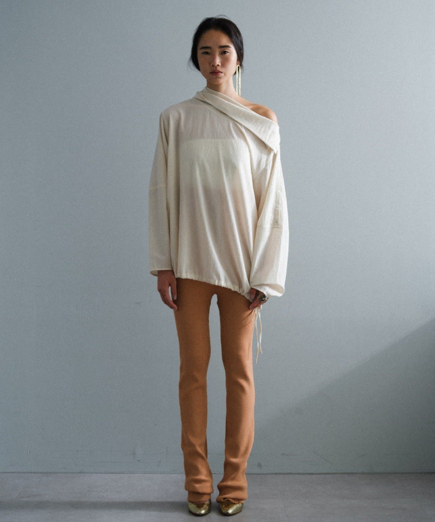 Pasterip(パセリ) Smoothly summer knit leggings