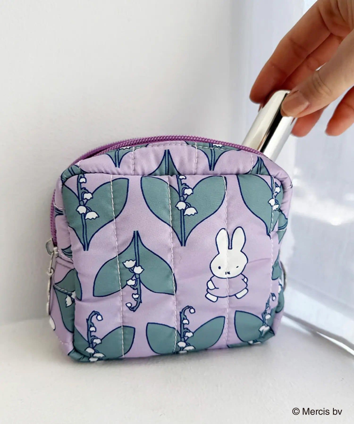 BIRTHDAY BAR(バースデイバー) 【Dick Bruna/ミッフィー】キルティングスクエアポーチ