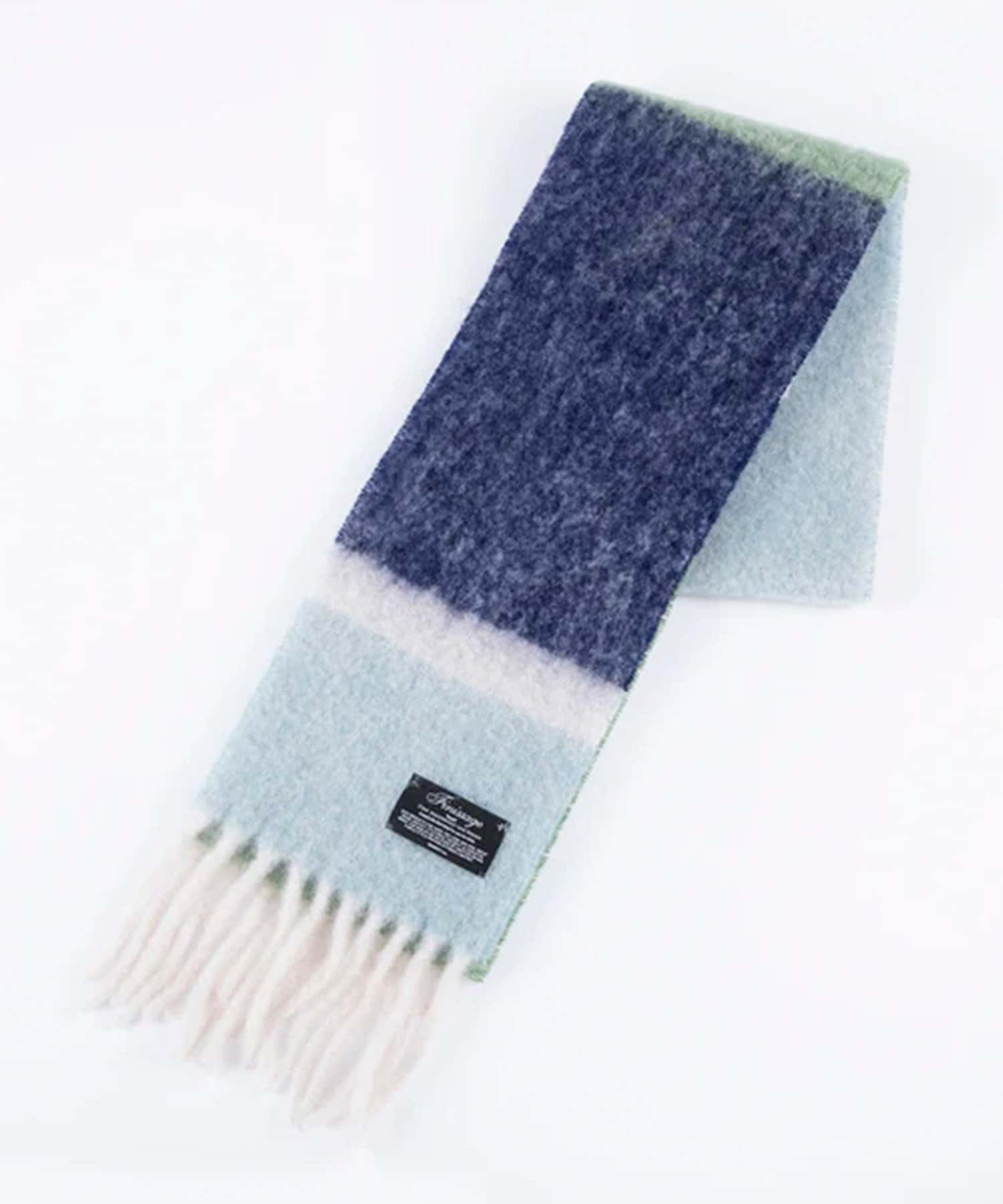 BIRTHDAY BAR(バースデイバー) マルチカラーブークレマフラー