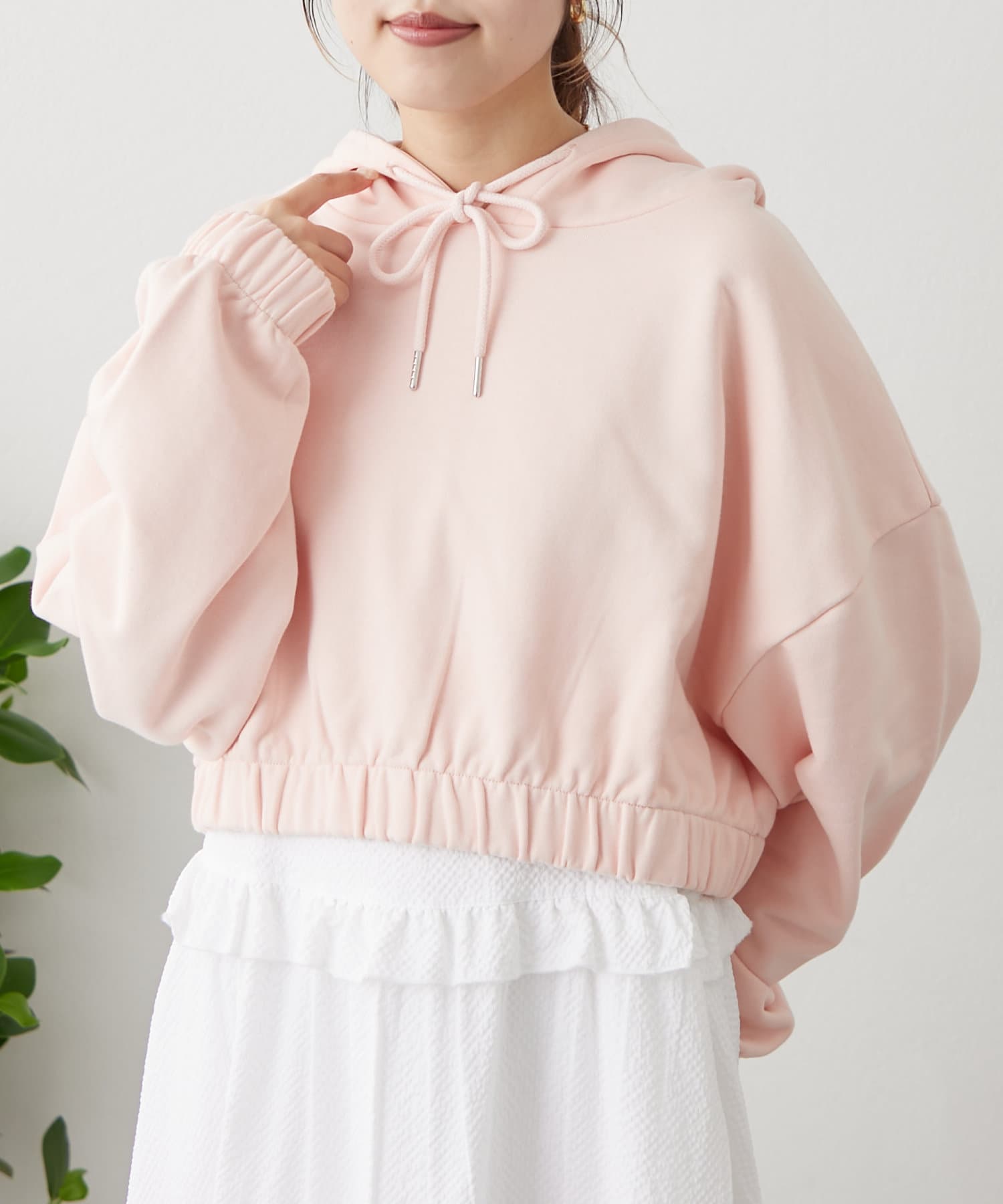 OUTLET(アウトレット) 【w closet】ショートパーカー