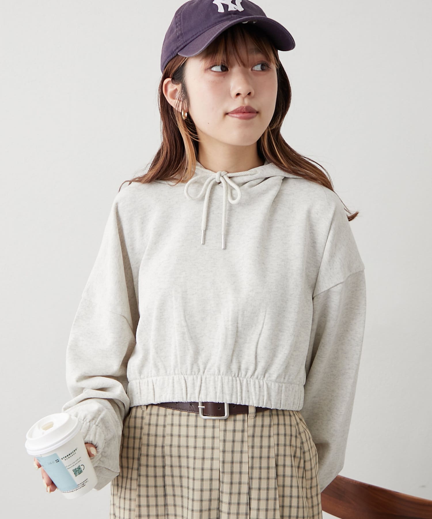 OUTLET(アウトレット) 【w closet】ショートパーカー