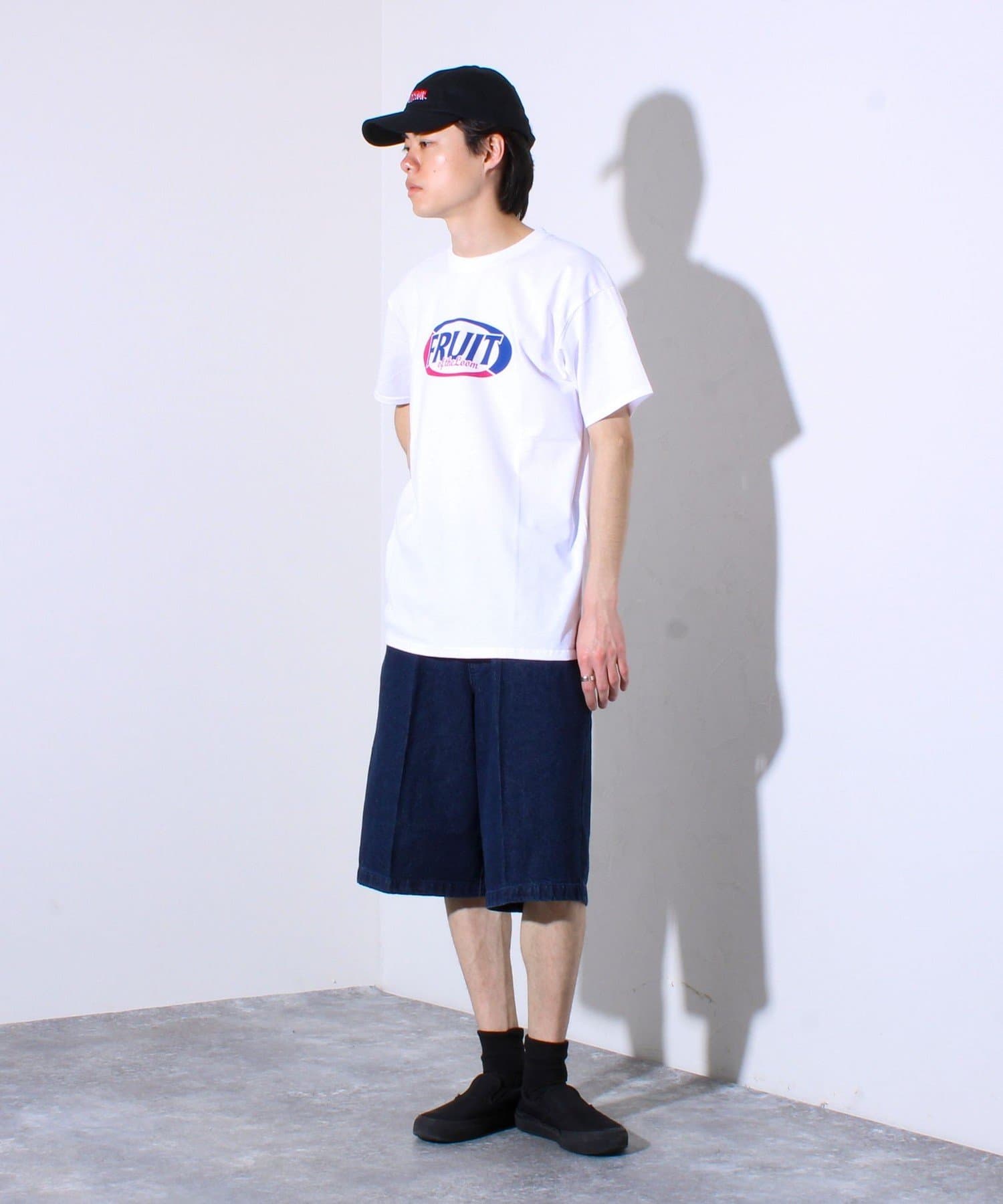 DICKIES】ツイル/デニムハーフパンツ ワイドショートパンツ
