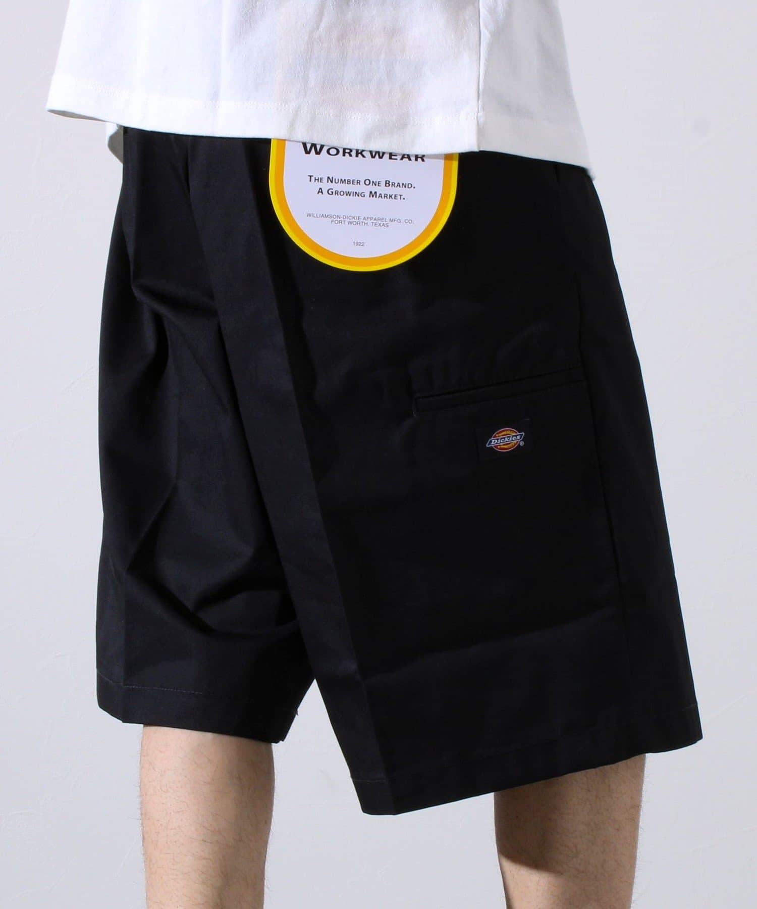 FREDY & GLOSTER(フレディ アンド グロスター) 【DICKIES】ツイル/デニムハーフパンツ ワイドショートパンツ