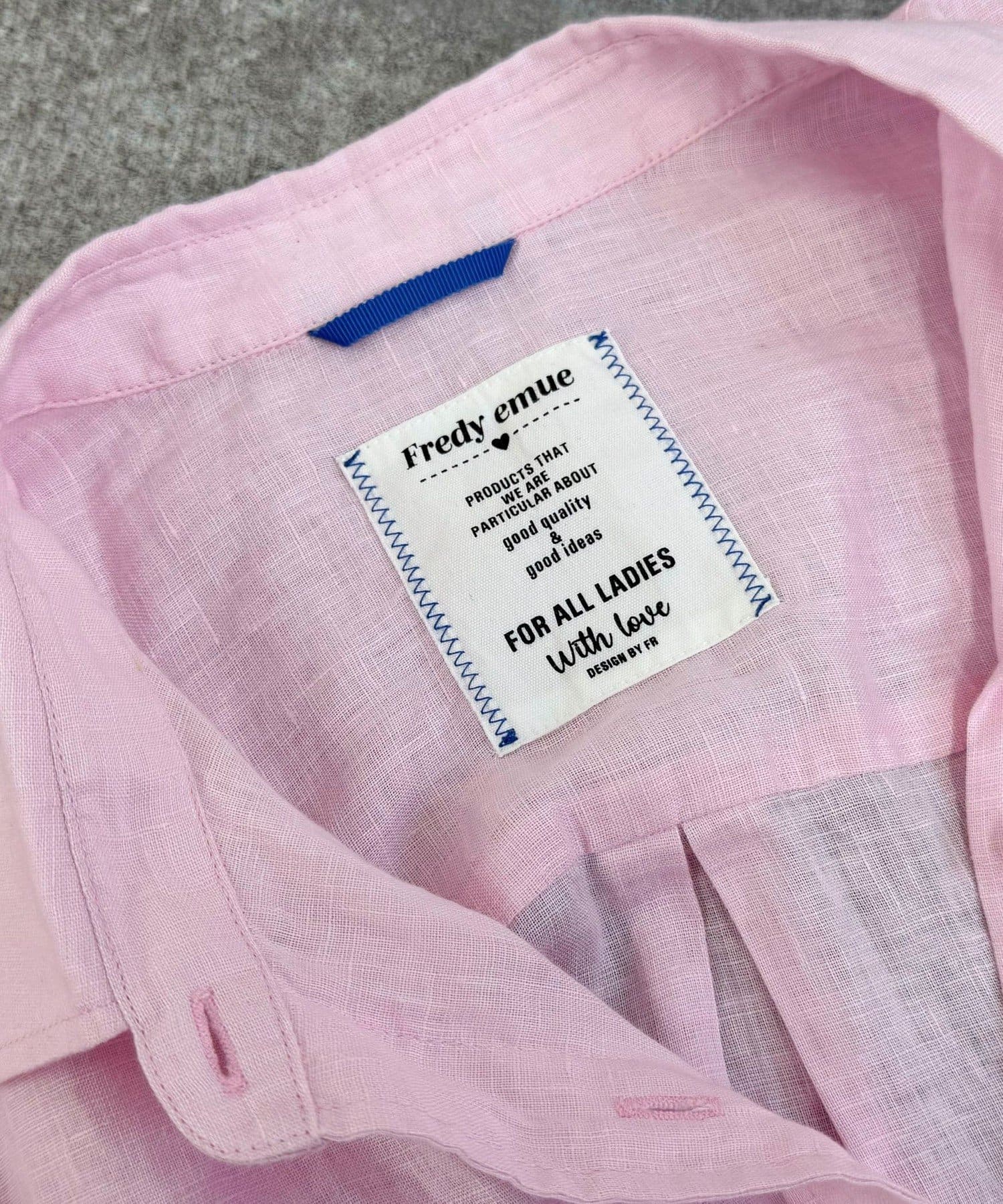 FREDY & GLOSTER(フレディ アンド グロスター) LINEN100クロップドシャツ