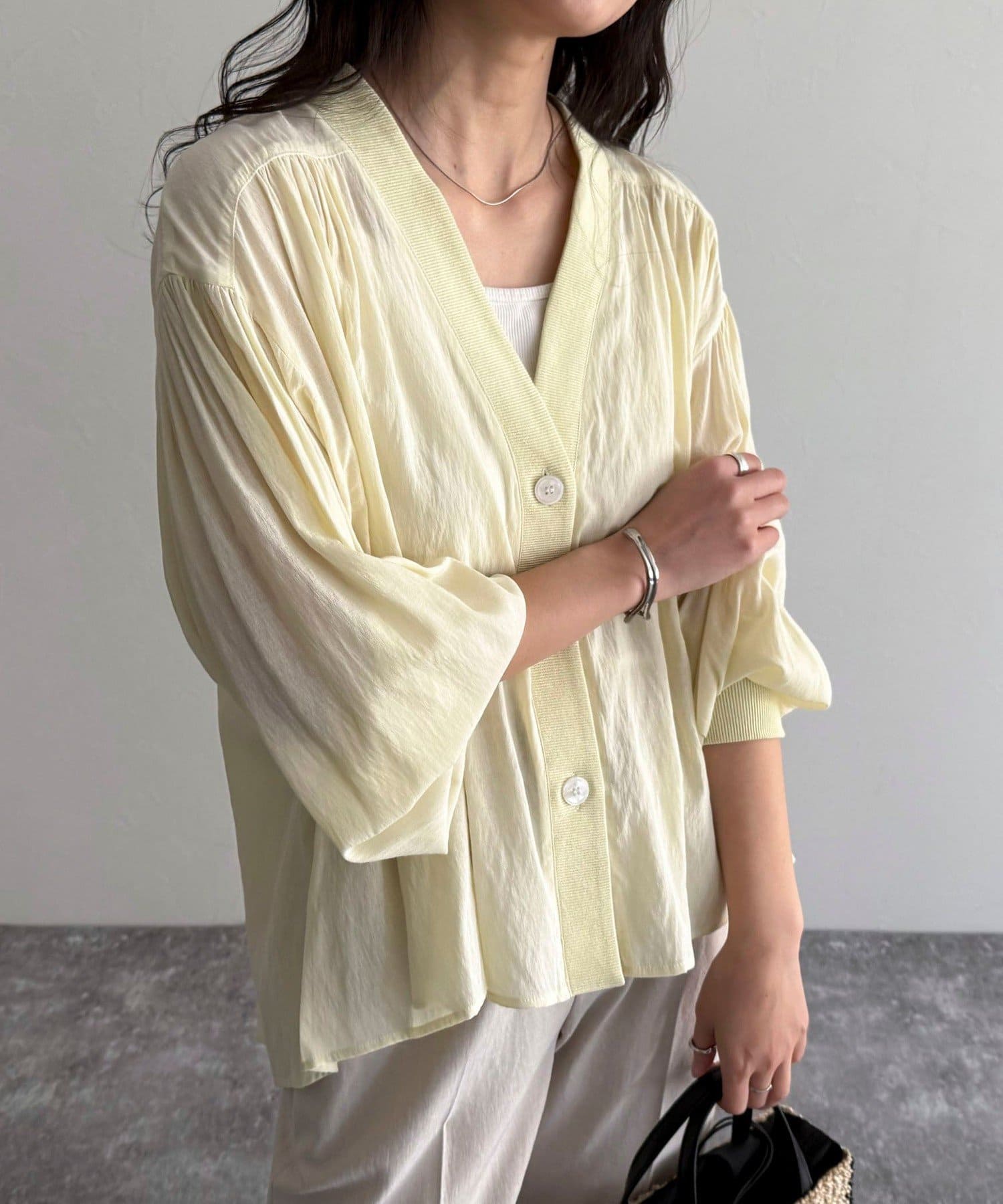 FREDY & GLOSTER(フレディ アンド グロスター) T/R強撚カーディンガンシャツ