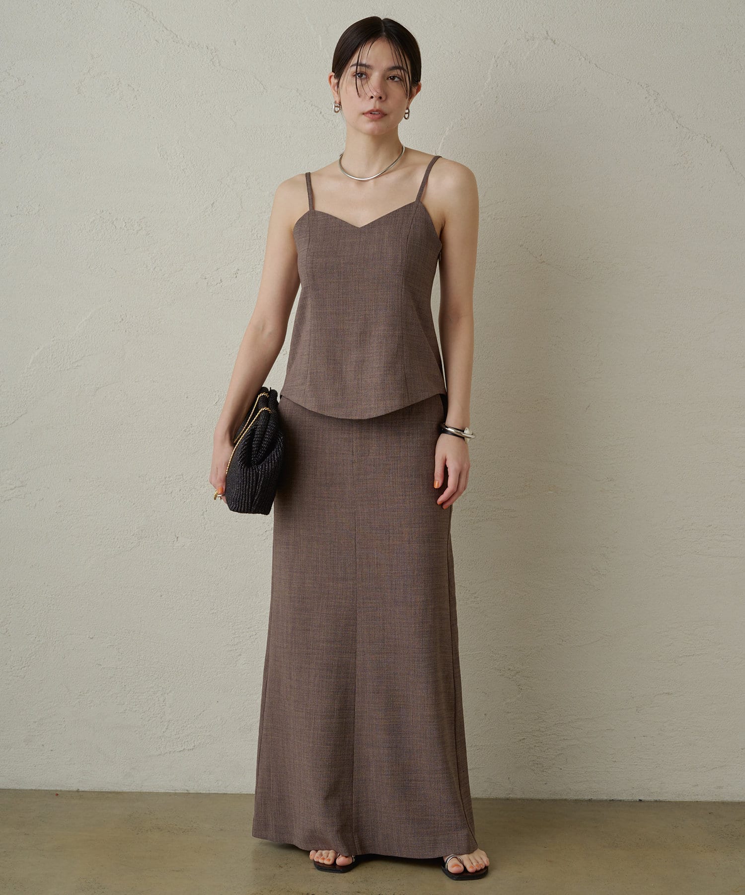 Loungedress】リネンライクフレアスカート | OUTLET