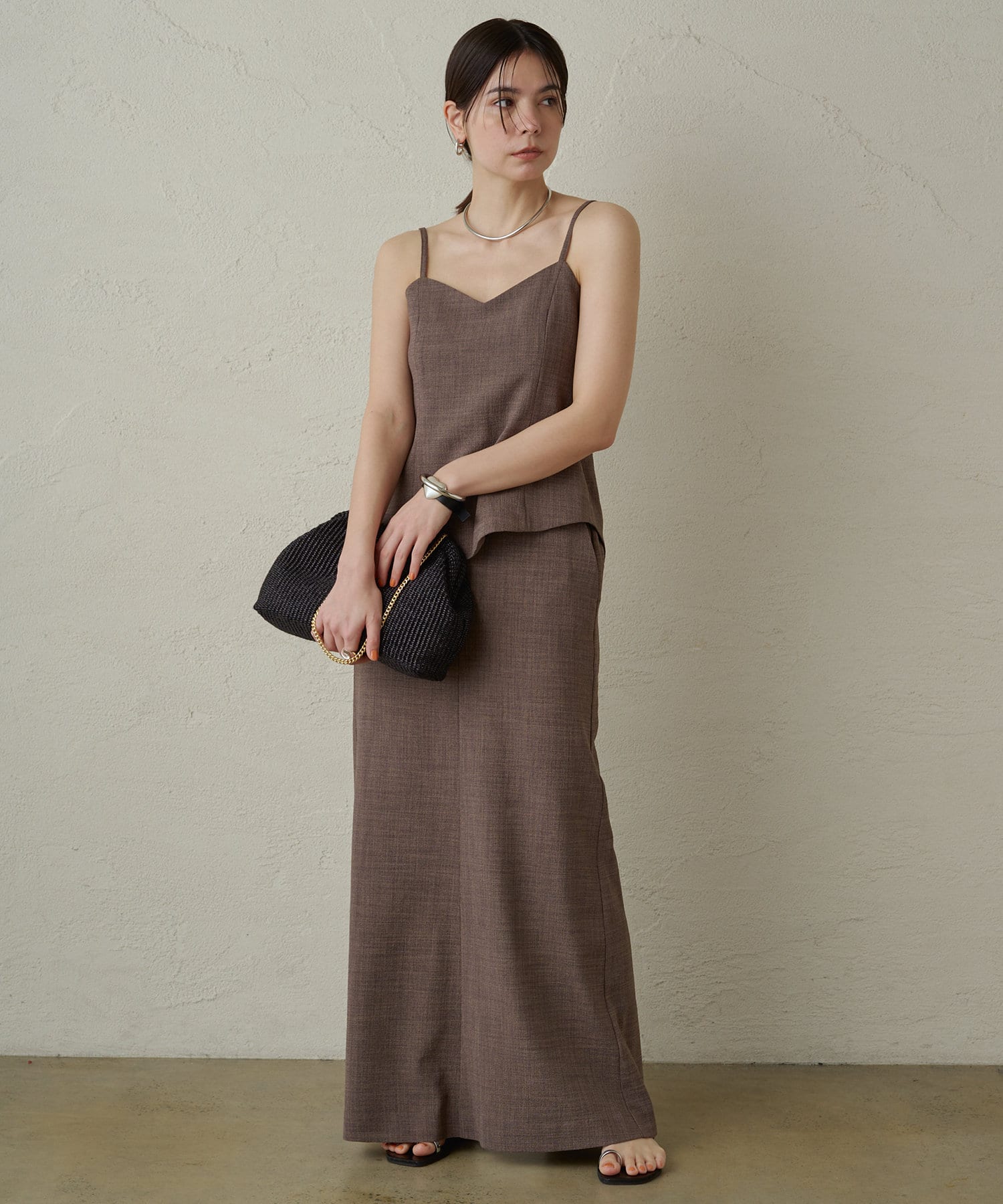 LOUNGEDRESS（ラウンジドレス）の「リネンフレアスカート