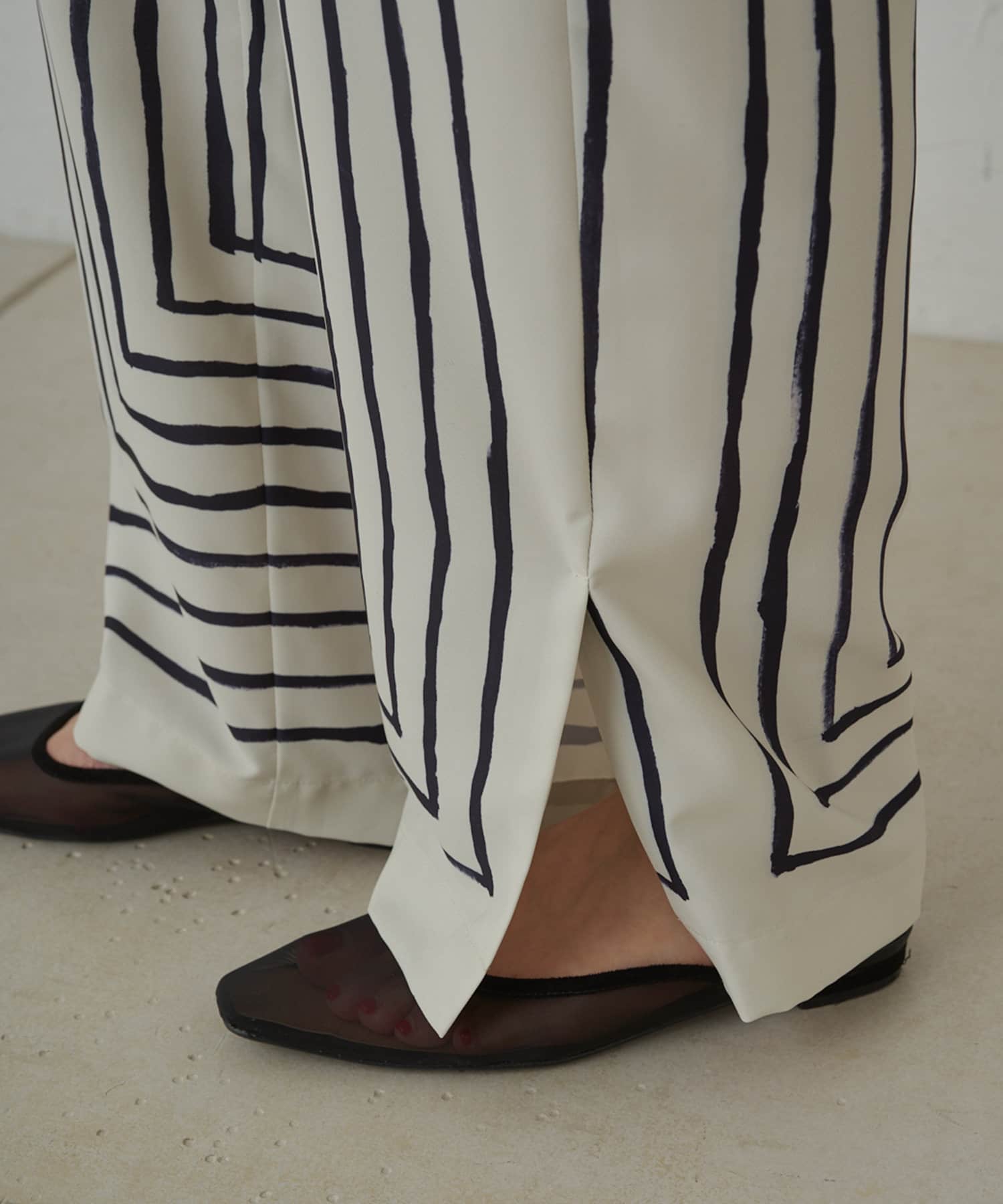 OUTLET(アウトレット) 【Loungedress】スクエアパネルイージーパンツ