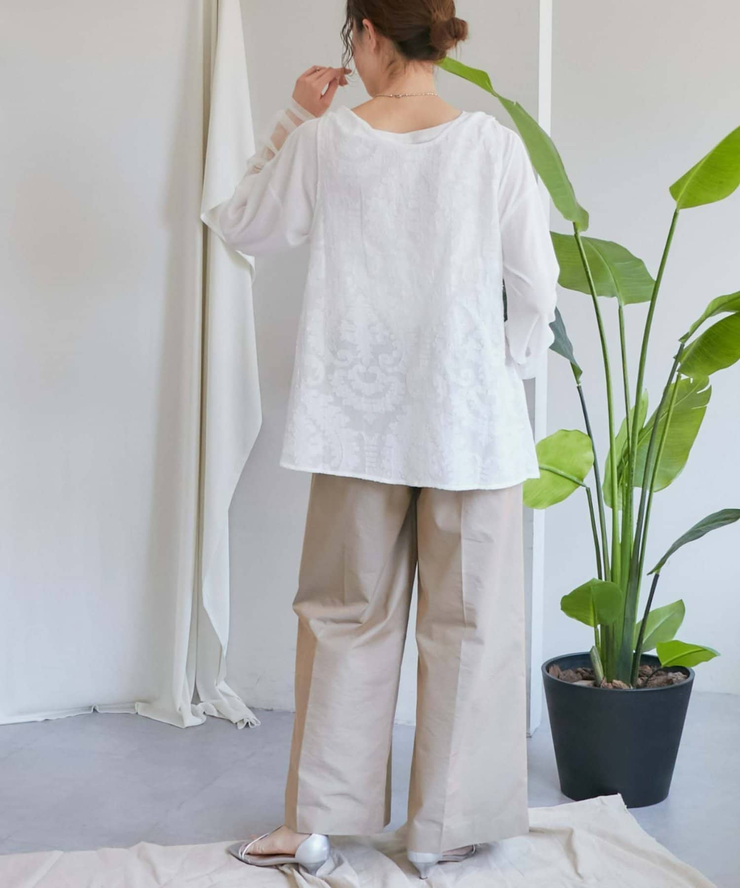 OUTLET(アウトレット) 【CIAOPANIC TYPY】2WAYネットジャガードチュニック