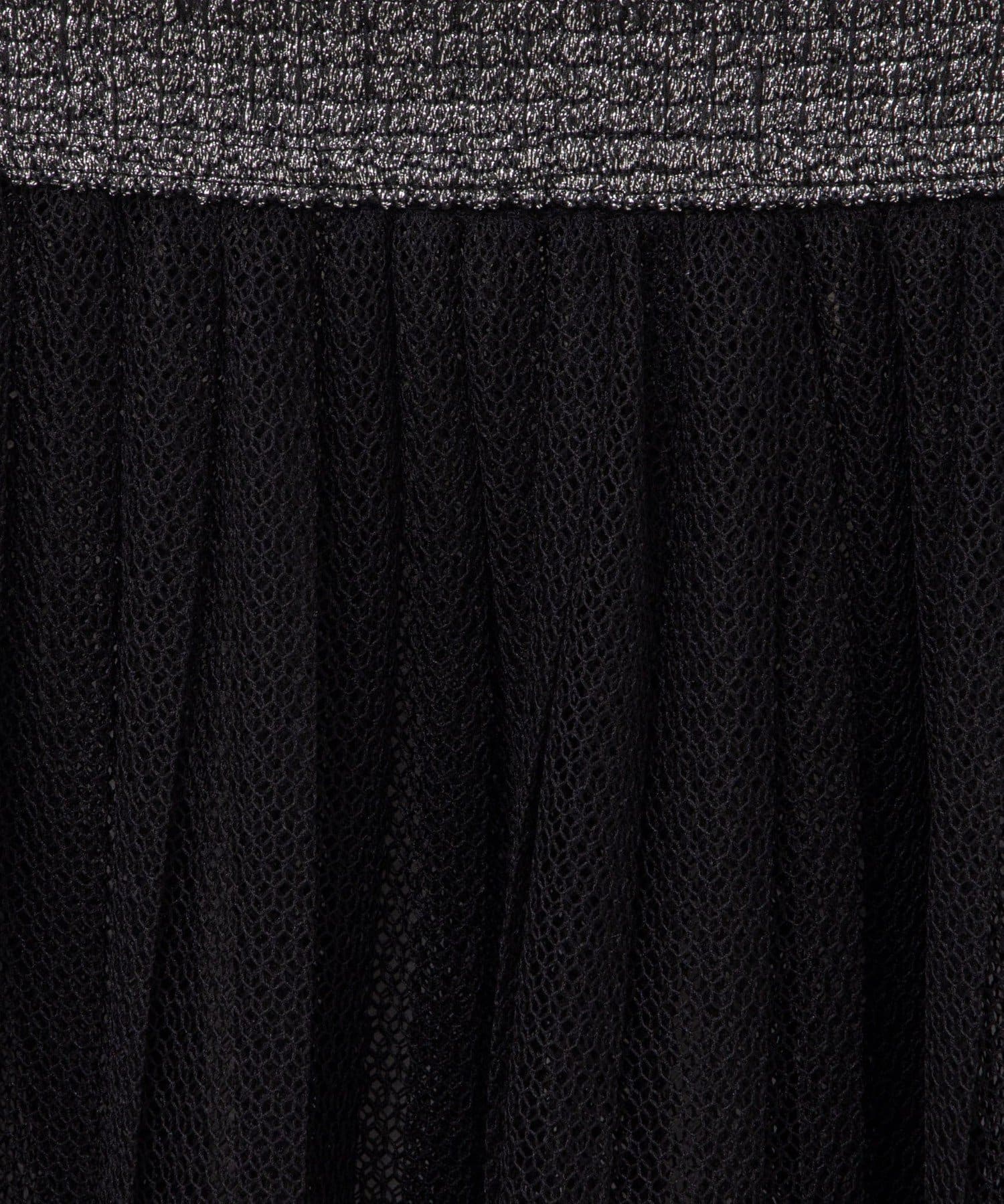 NOLLEY'S(ノーリーズ) ウォッシャブルラッセルチュールプリーツスカート
