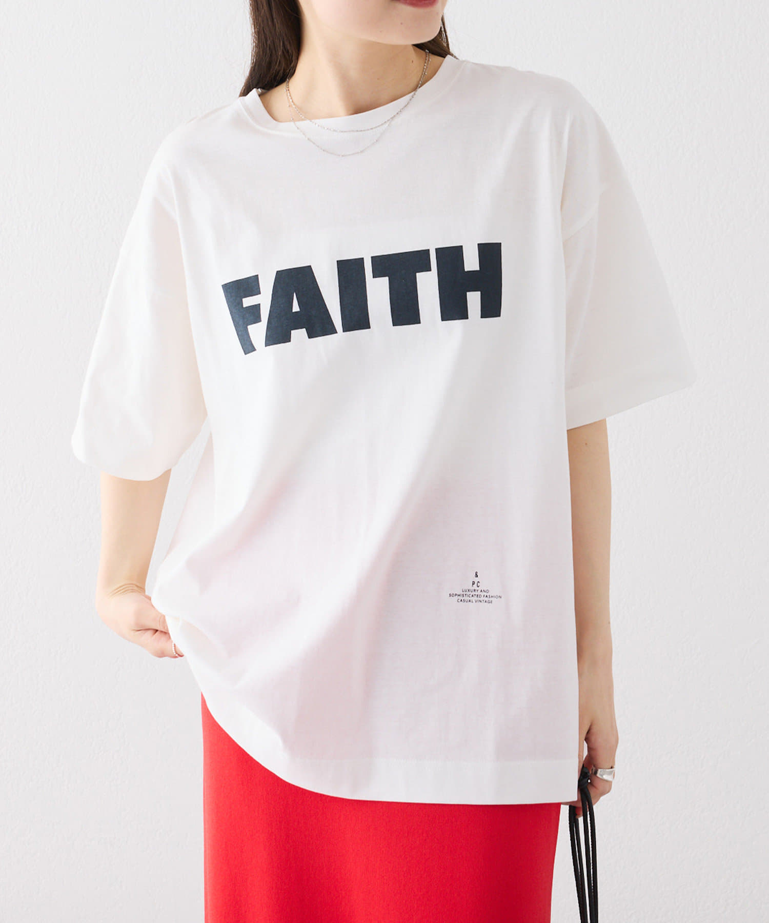 おまとめ　ピュアルセシンバルーンシルエットTシャツチャコールグレーホワイト2点 吸水速乾】バルーンシルエットTシャツ | PUAL CE CIN