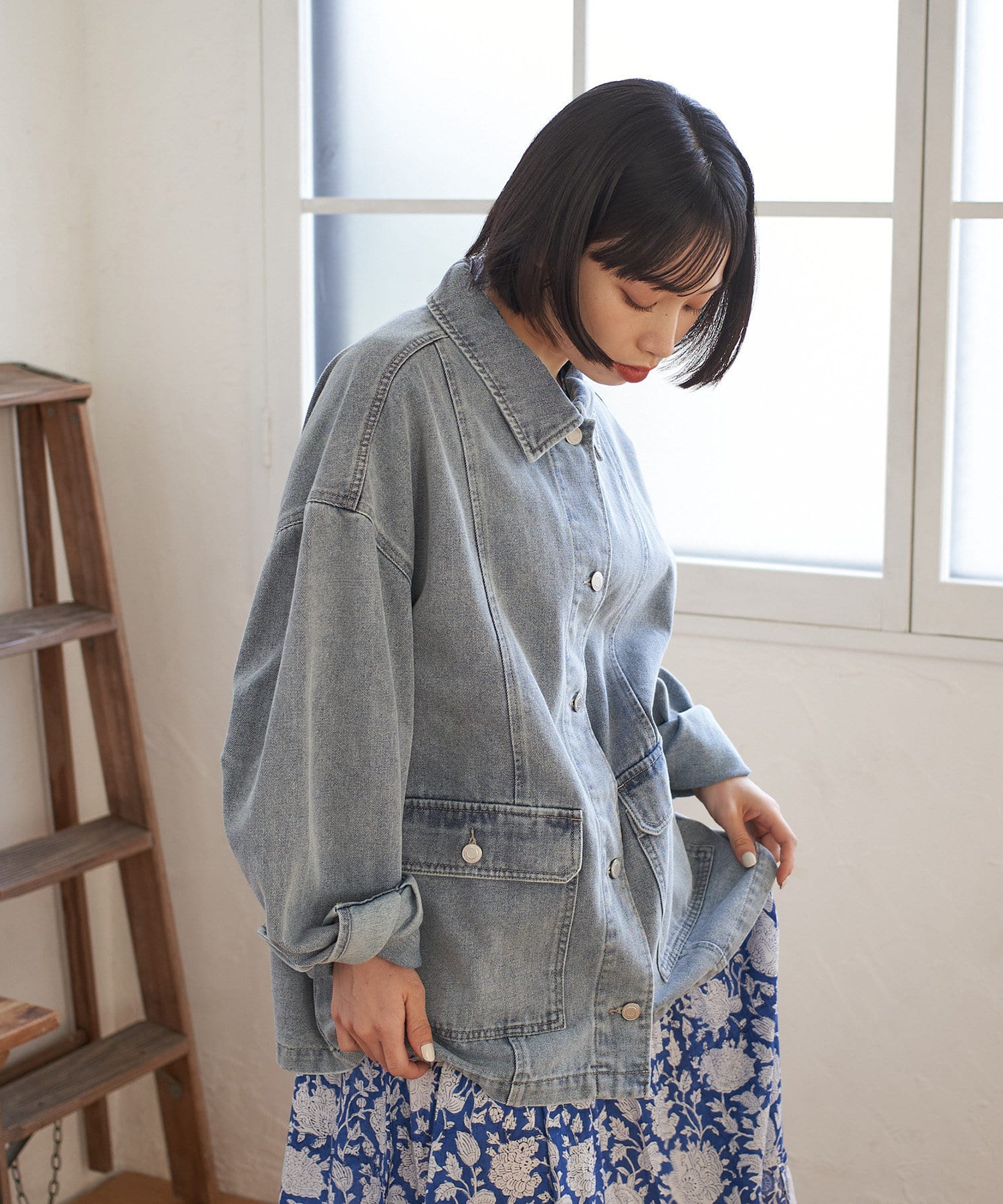 首元を美しく ♡ 上品デザイン ♡ 春夏のお出かけデートに最適 ♡ ネイビー 首元を美しく ♡ 上品デザイン ♡ 春夏のお出かけデートに最適