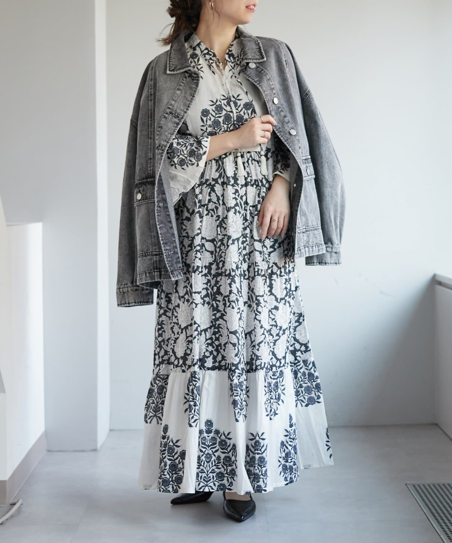 NICE CLAUP / OLIVE des OLIVE OUTLET(ナイスクラップ  / オリーブ デ オリーブ アウトレット) 【春の始まりはデニムから！】【WEB限定】デニムBigジャケット