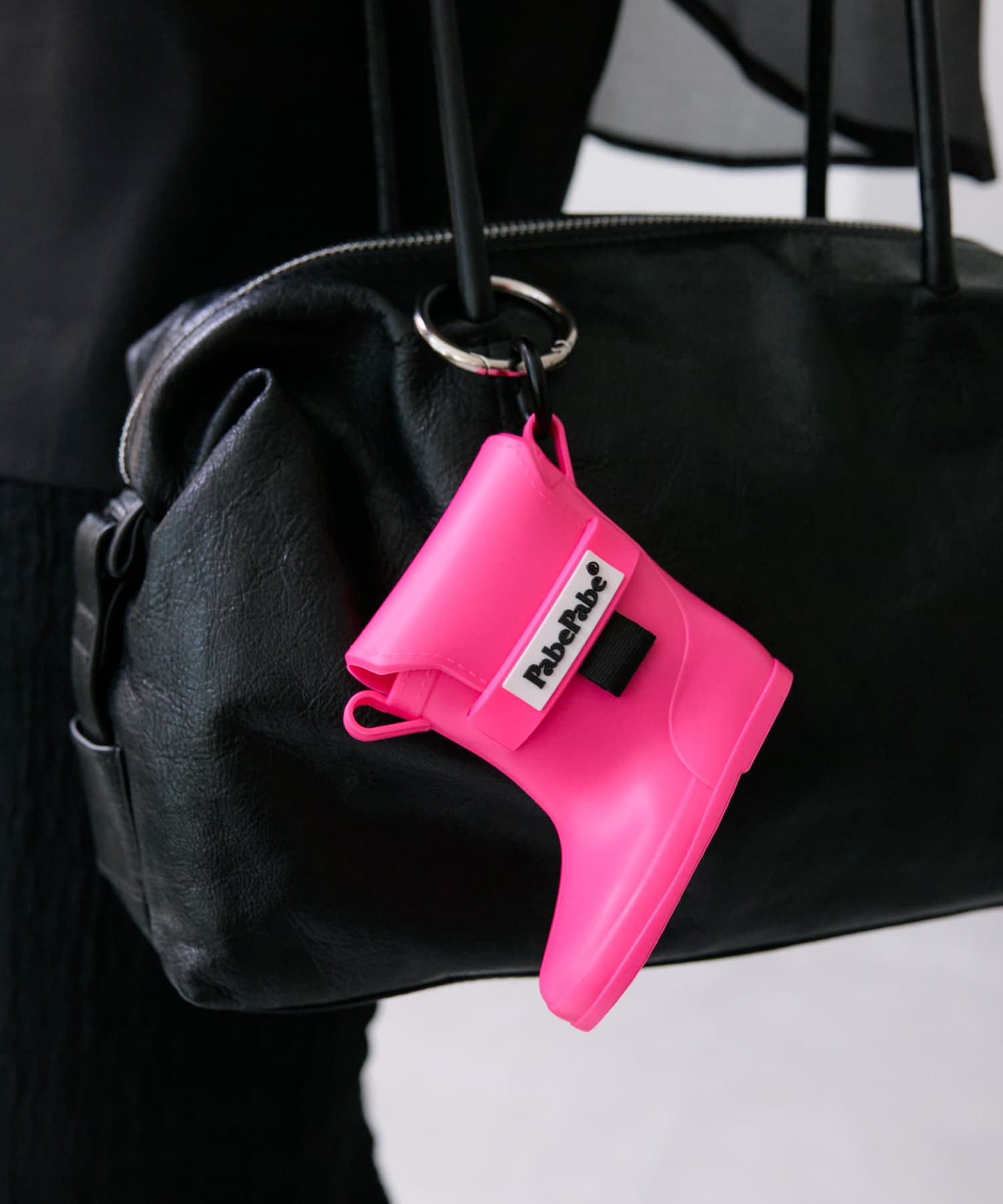 ear PAPILLONNER(イア パピヨネ) 【Pabe Pabe（パべパべ）】Rainboot AirPods bag/レインブーツ エアーポッズバッグ