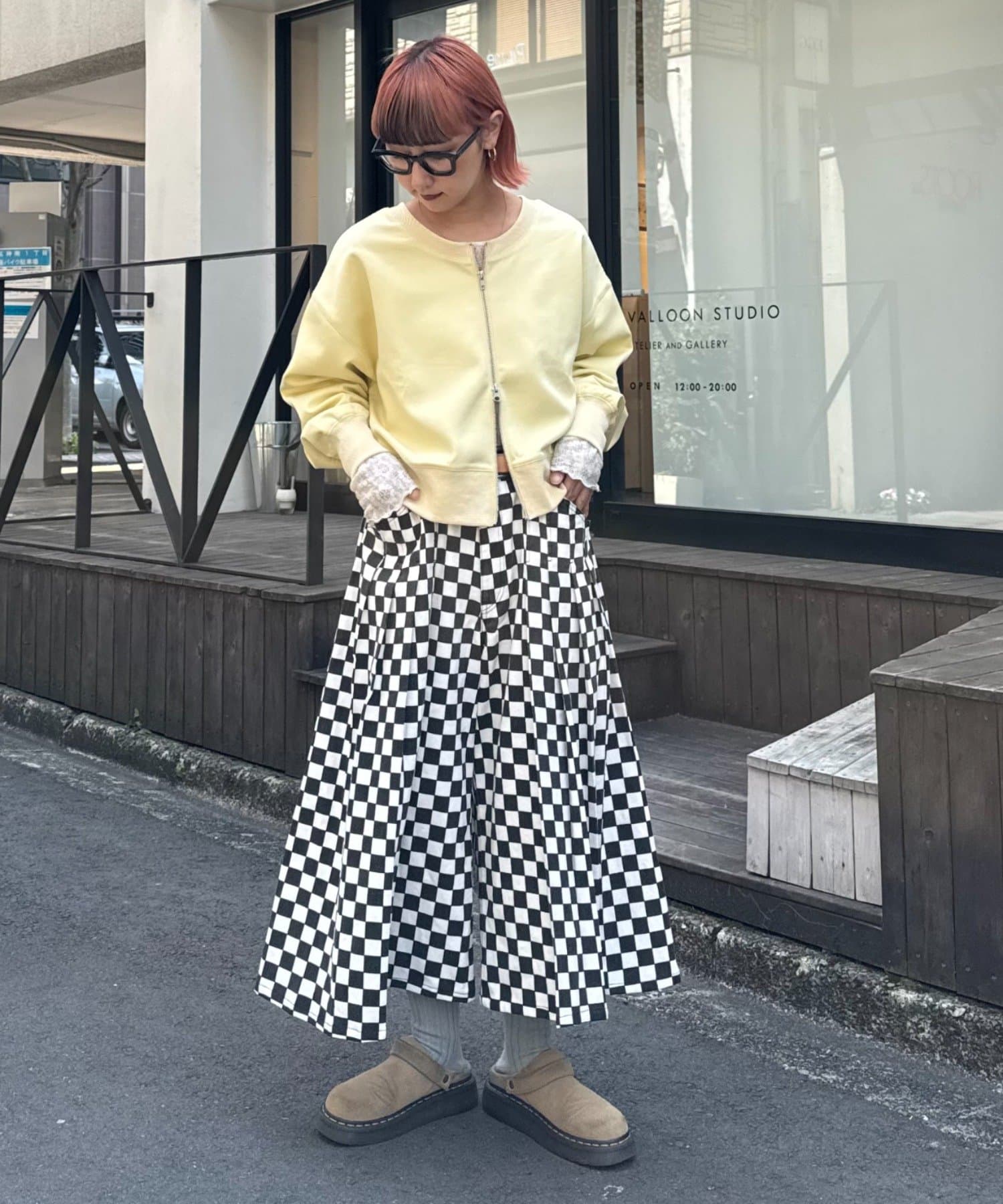 SOUNDS GOOOOD チャオパニック アソートプリーツワイドショーツ SOUNDS GOOOOD チャオパニック アソートプリーツワイドショーツ