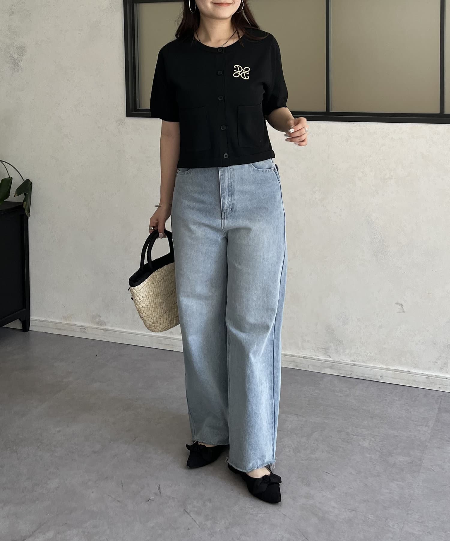 prose verse(プロズヴェール) 【ブローチセット】ショートカーディガン