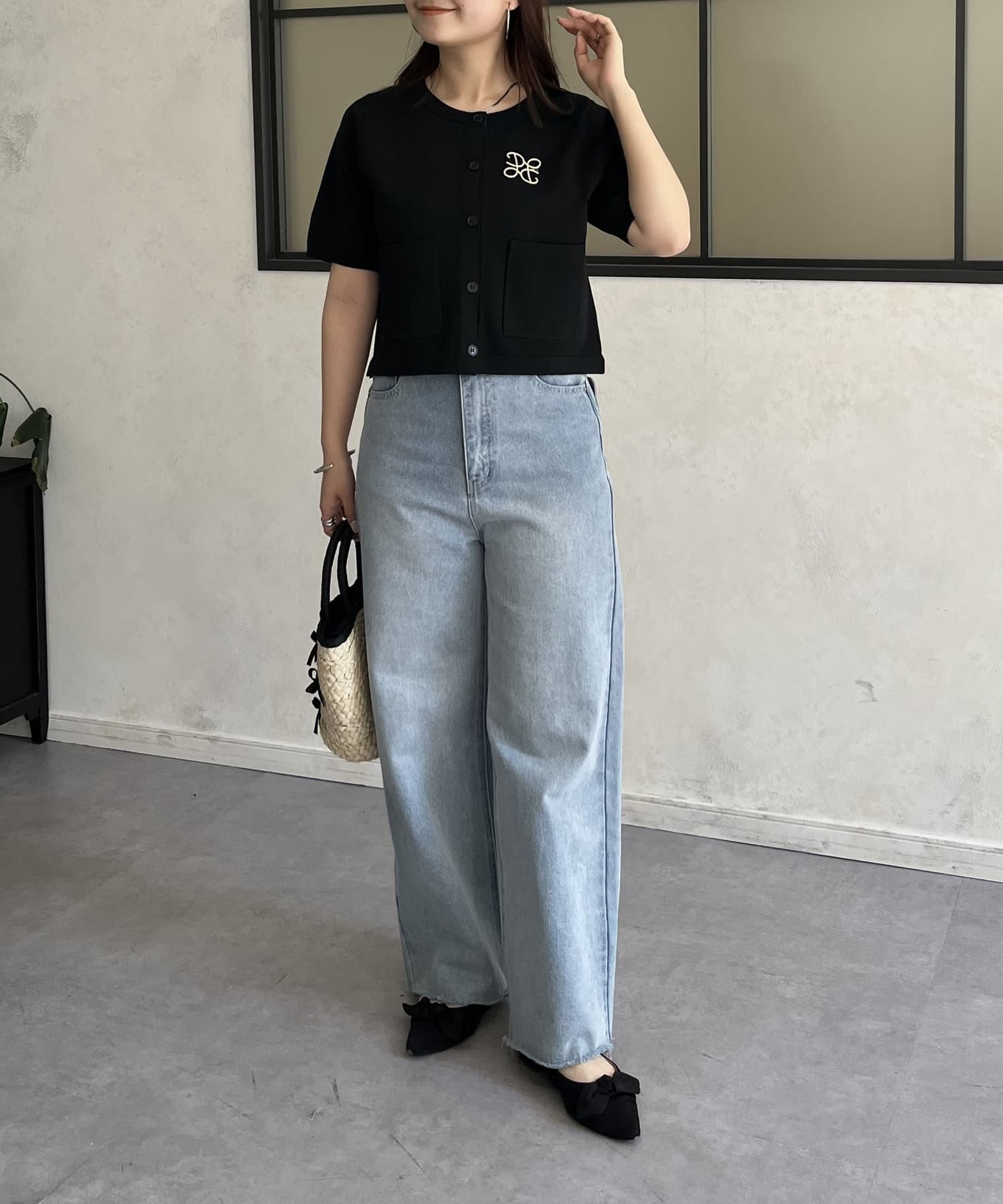 prose verse(プロズヴェール) 【ブローチセット】ショートカーディガン