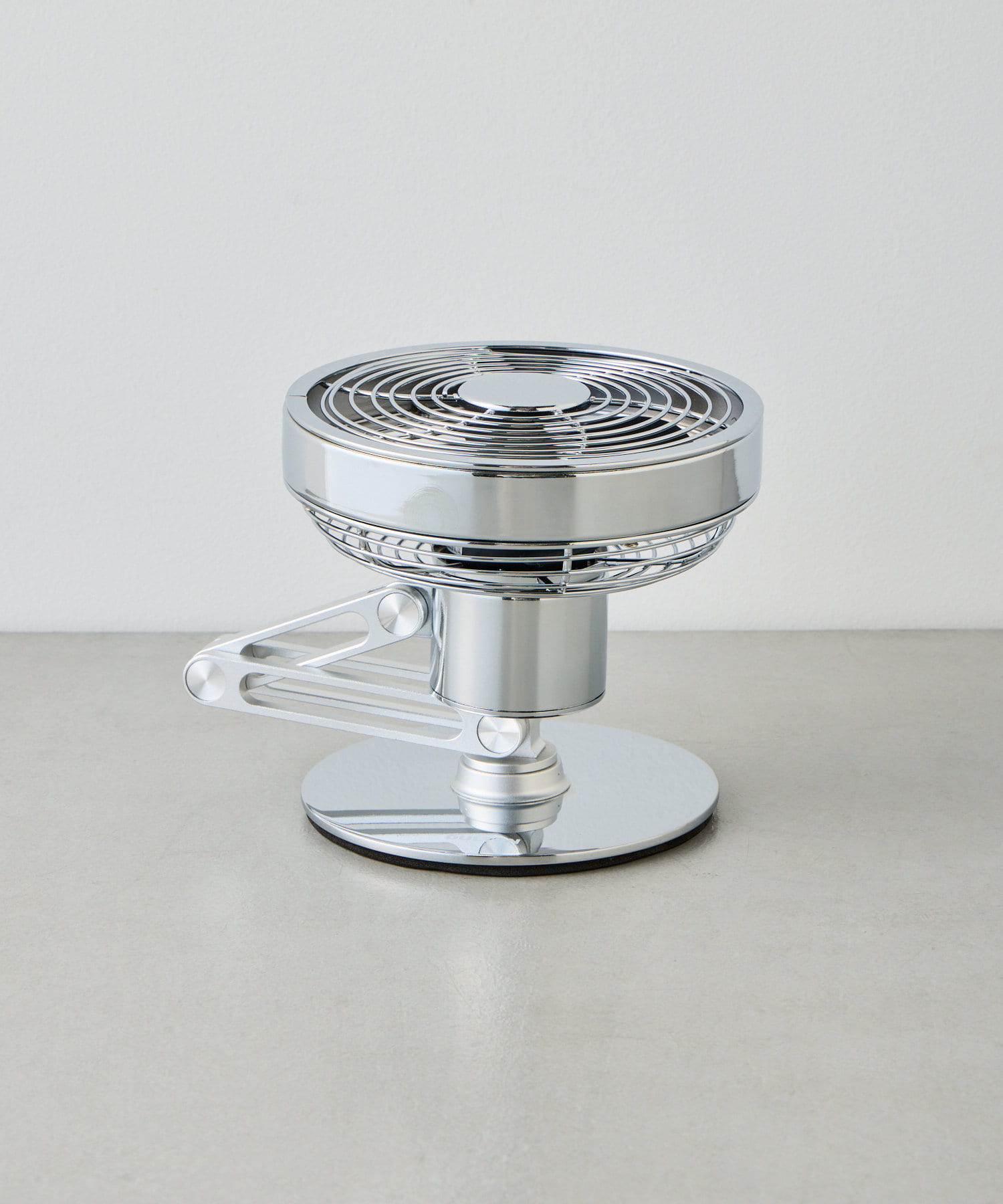 BIRTHDAY BAR(バースデイバー) SWING ARM DESK FAN CR/BK スウィング アームデスクファン