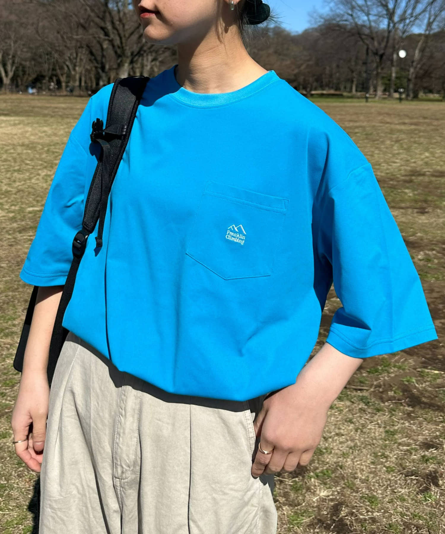 OUTLET(アウトレット) 【CIAOPANIC TYPY】 ワンポイント刺繍ポケット半袖Tee