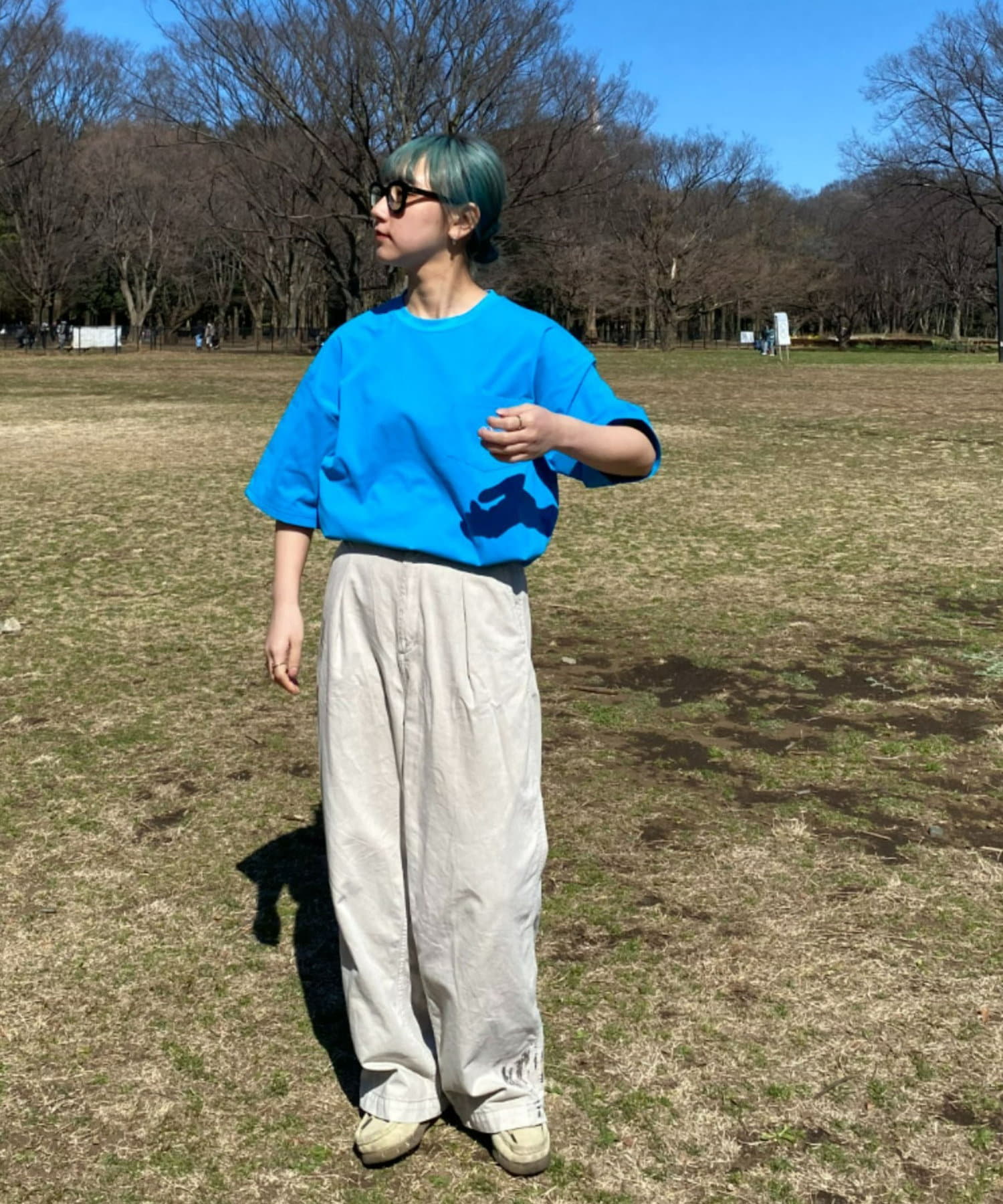 OUTLET(アウトレット) 【CIAOPANIC TYPY】 ワンポイント刺繍ポケット半袖Tee