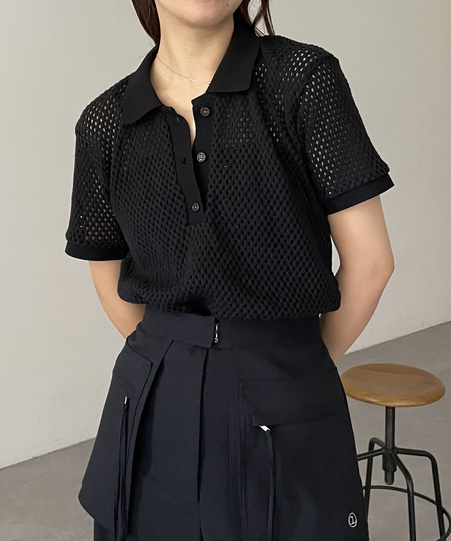 新品未使用・タグ付】CAPRICIEUX LE'MAGE メッシュポロ