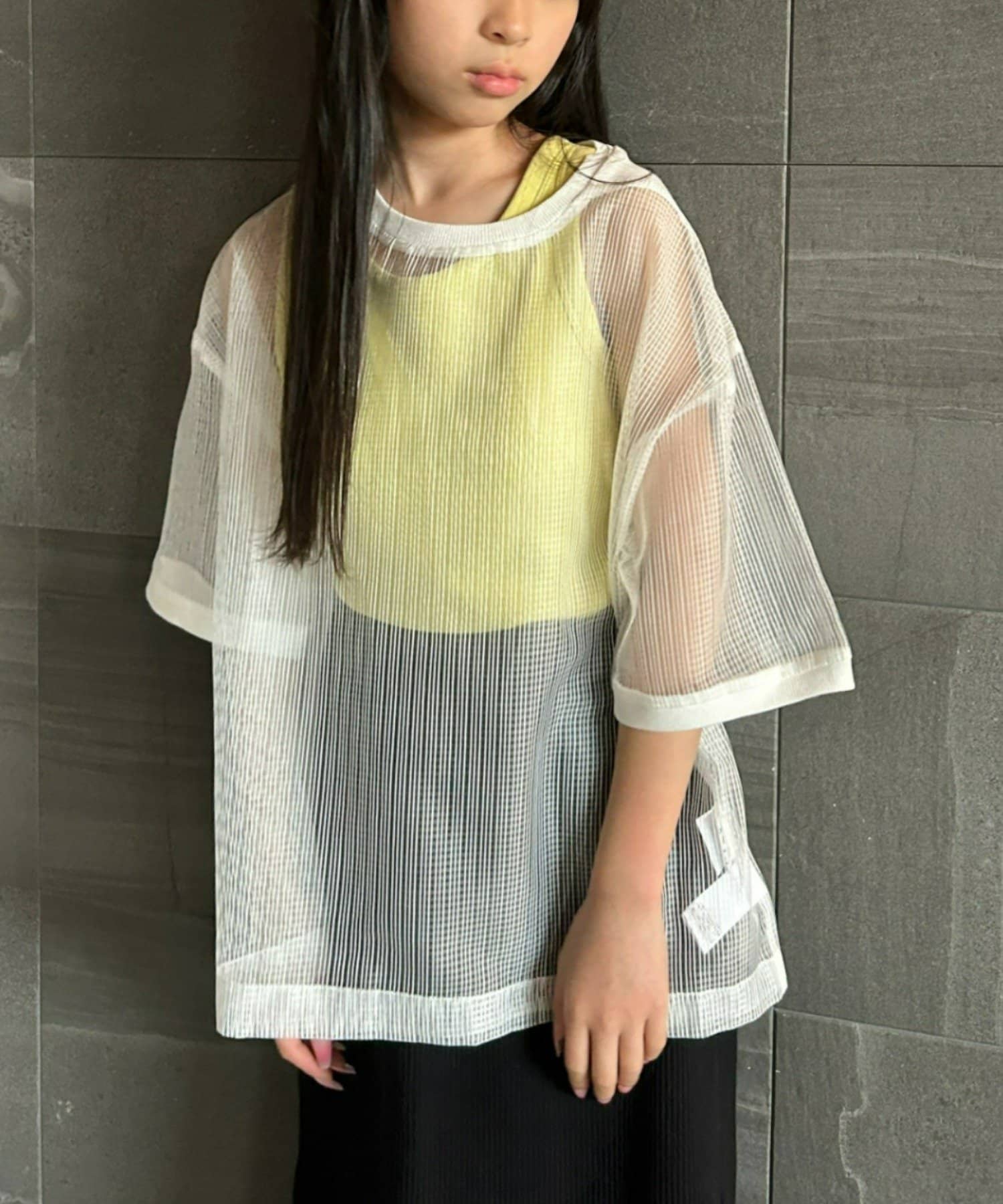 OUTLET(アウトレット) 【CIAOPANIC TYPY】【KIDS】シアーオーガンジーTee